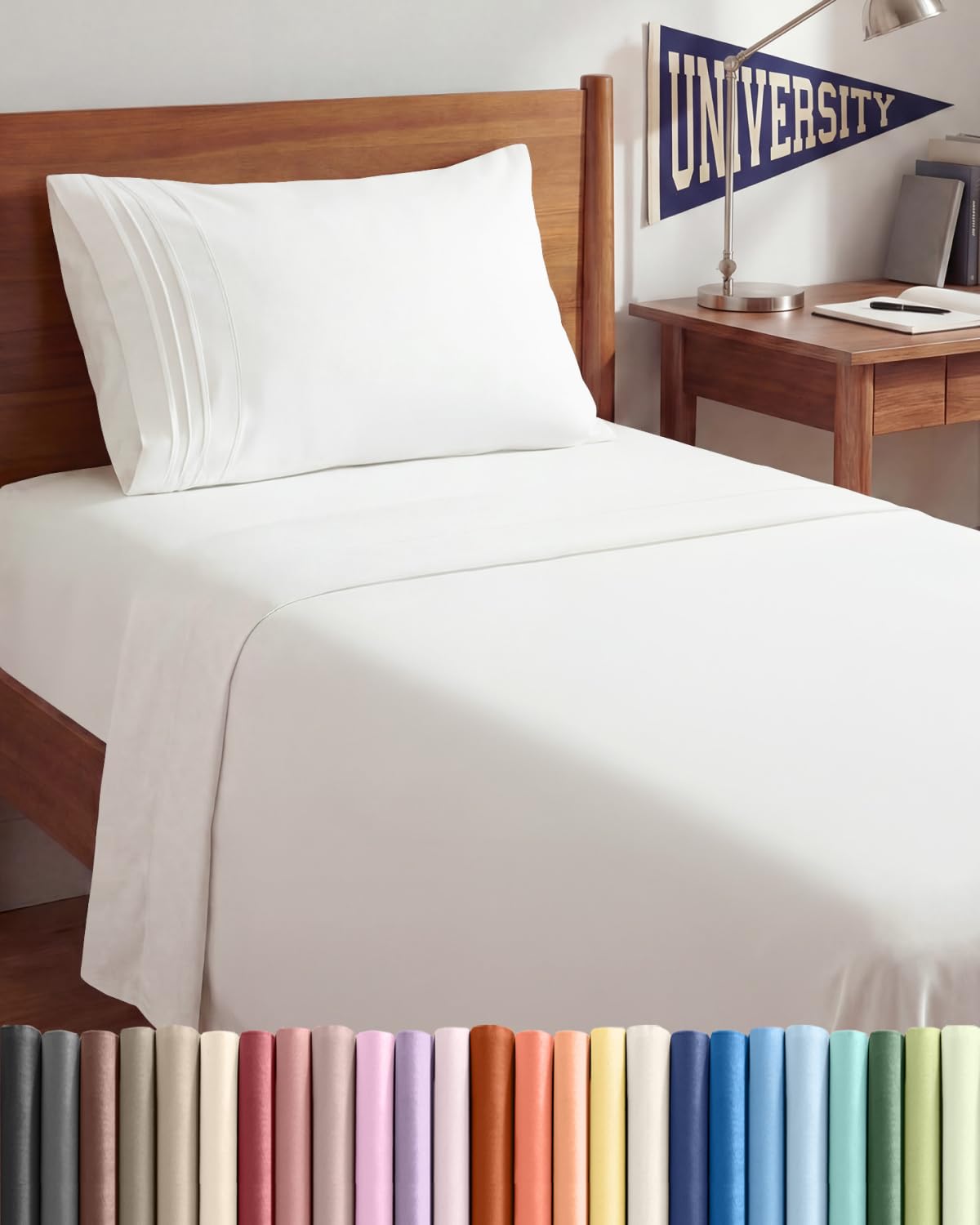Ultra-Soft Cooling Deep-Pocket Sheet Set, 4 Pieces