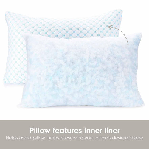 Adjustable Gel Memory Foam Cooling Bed Pillow