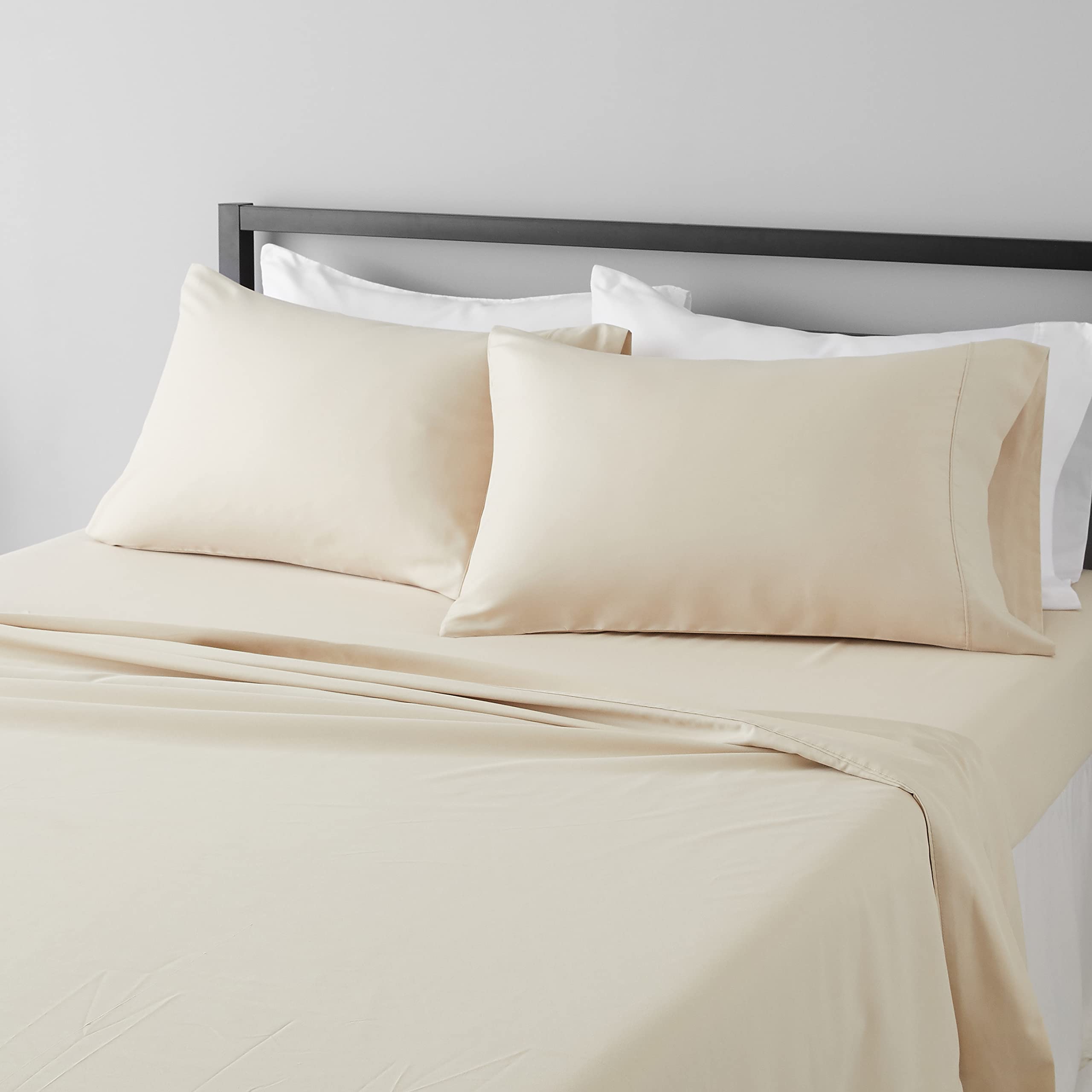 Soft Microfiber Deep-Pocket Bed Sheet Set, 4 Pieces