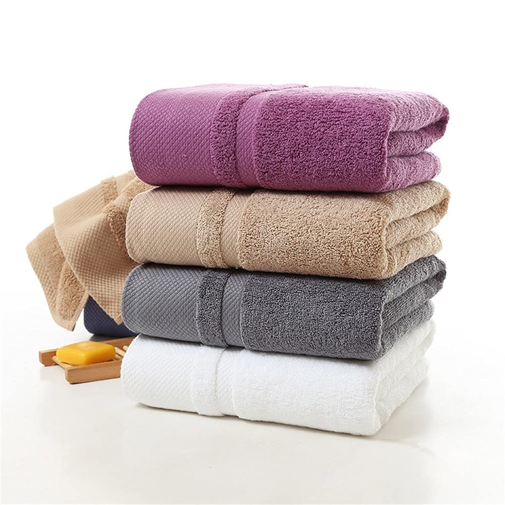 Large Thick Solid-Color Bath and Shower Towel