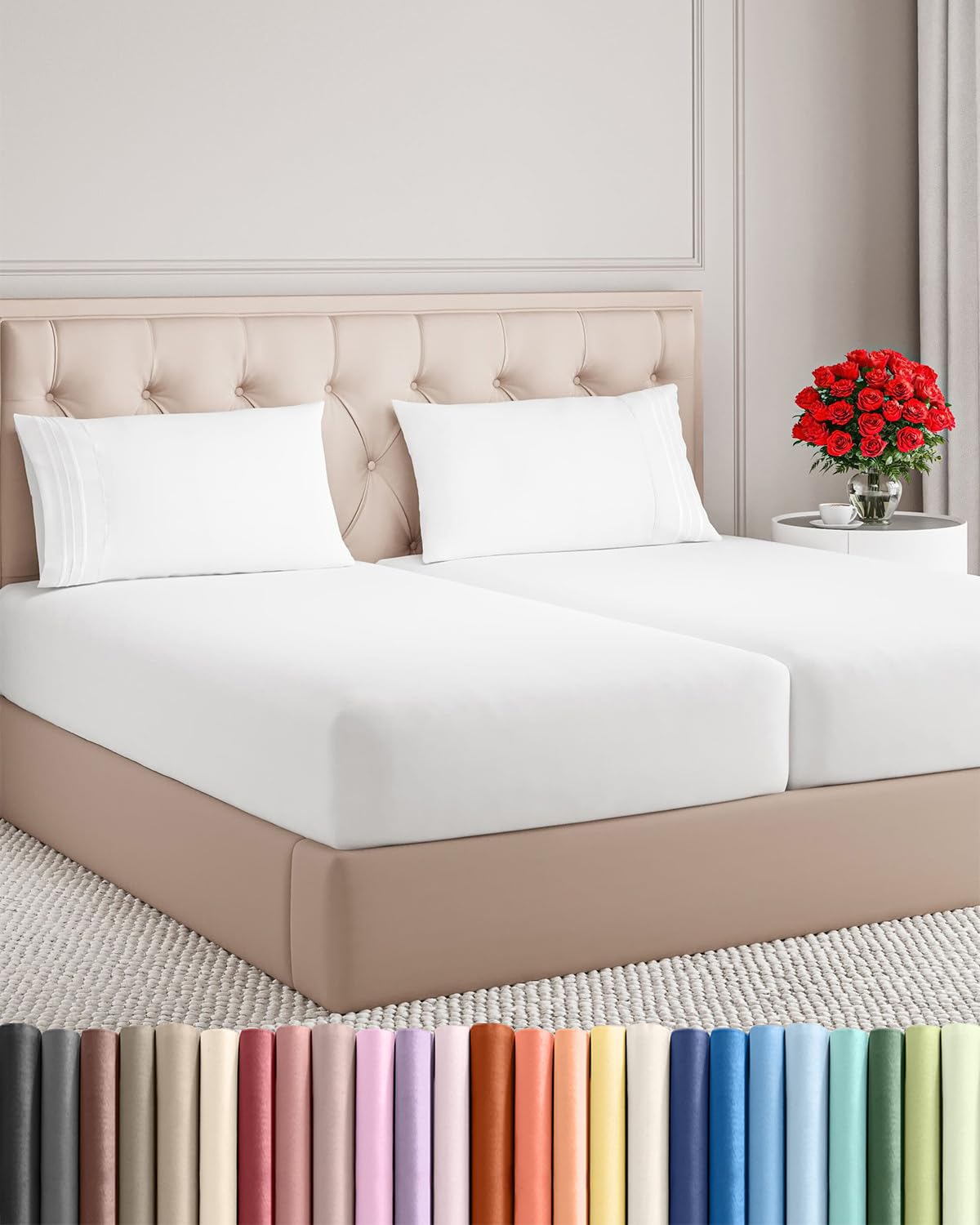 Ultra-Soft Cooling Deep-Pocket Sheet Set, 4 Pieces