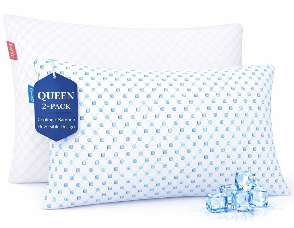 Adjustable Gel Memory Foam Cooling Bed Pillow