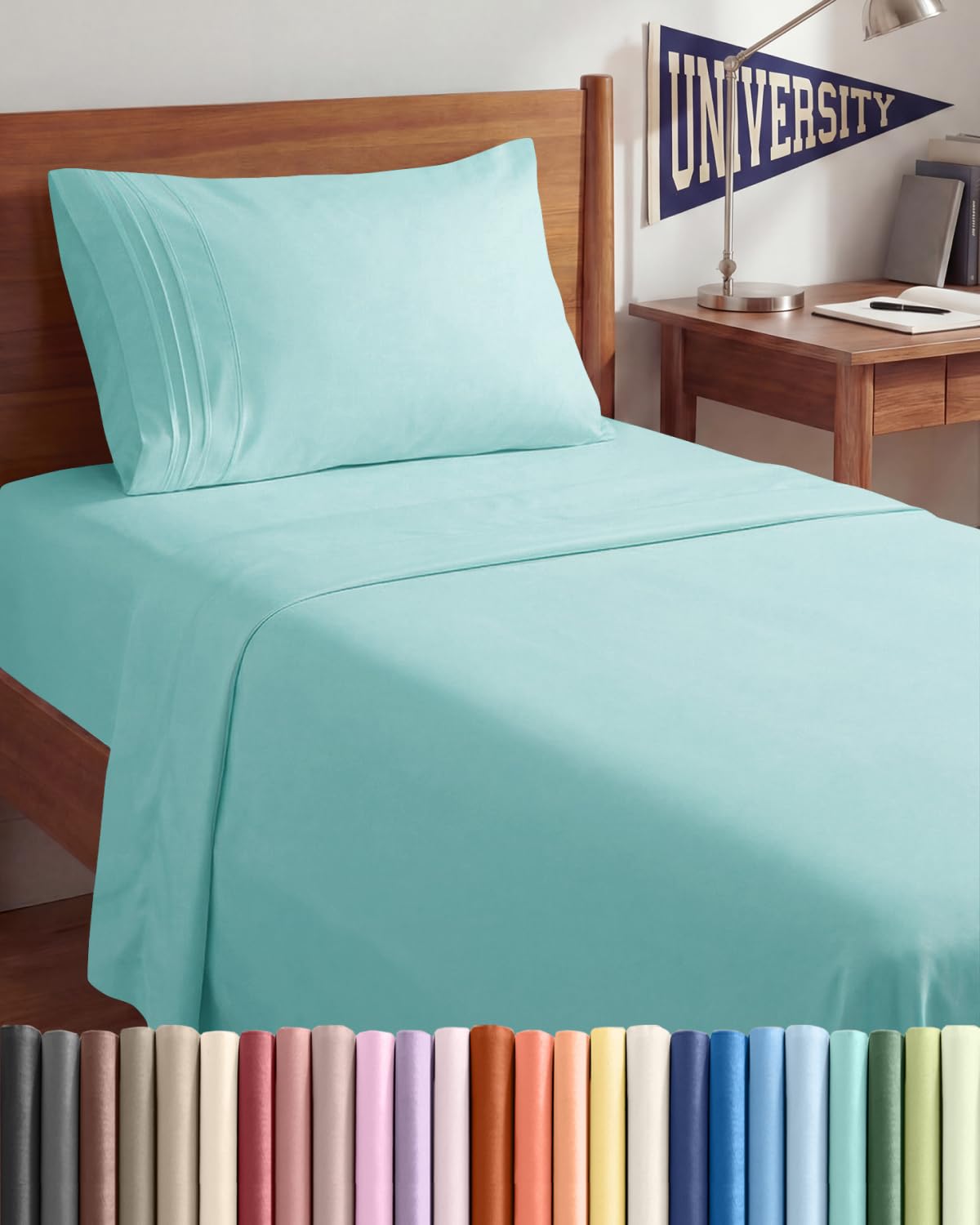 Ultra-Soft Cooling Deep-Pocket Sheet Set, 4 Pieces