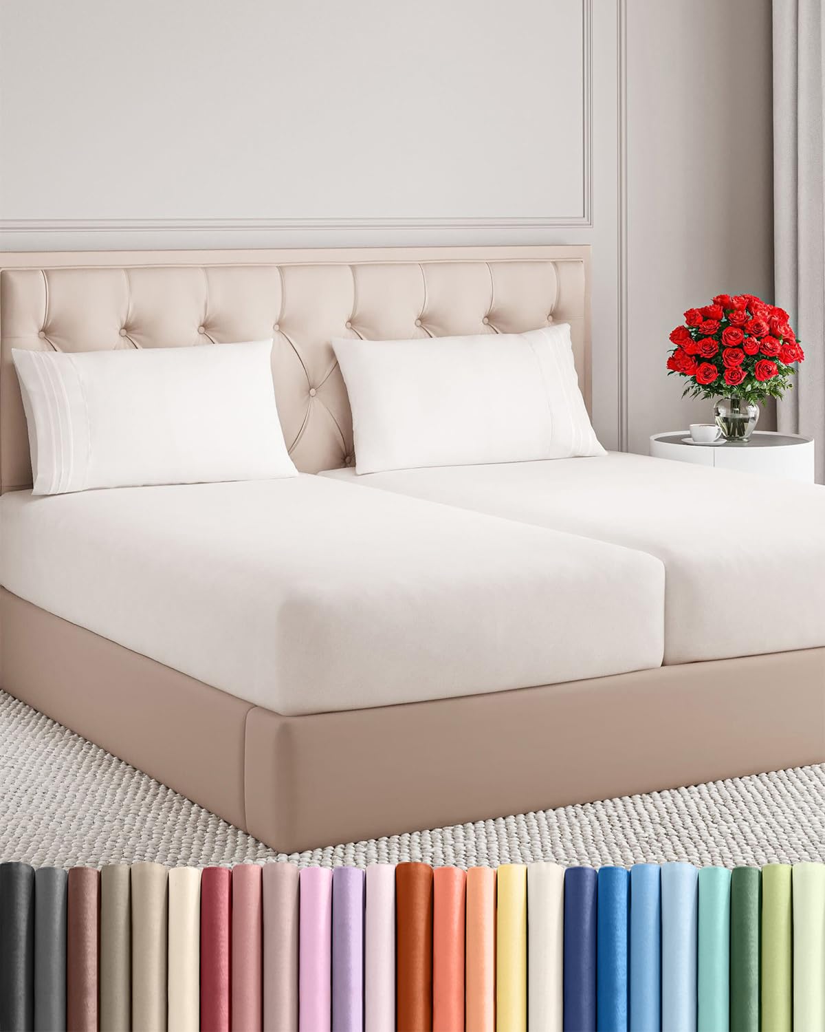 Ultra-Soft Cooling Deep-Pocket Sheet Set, 4 Pieces