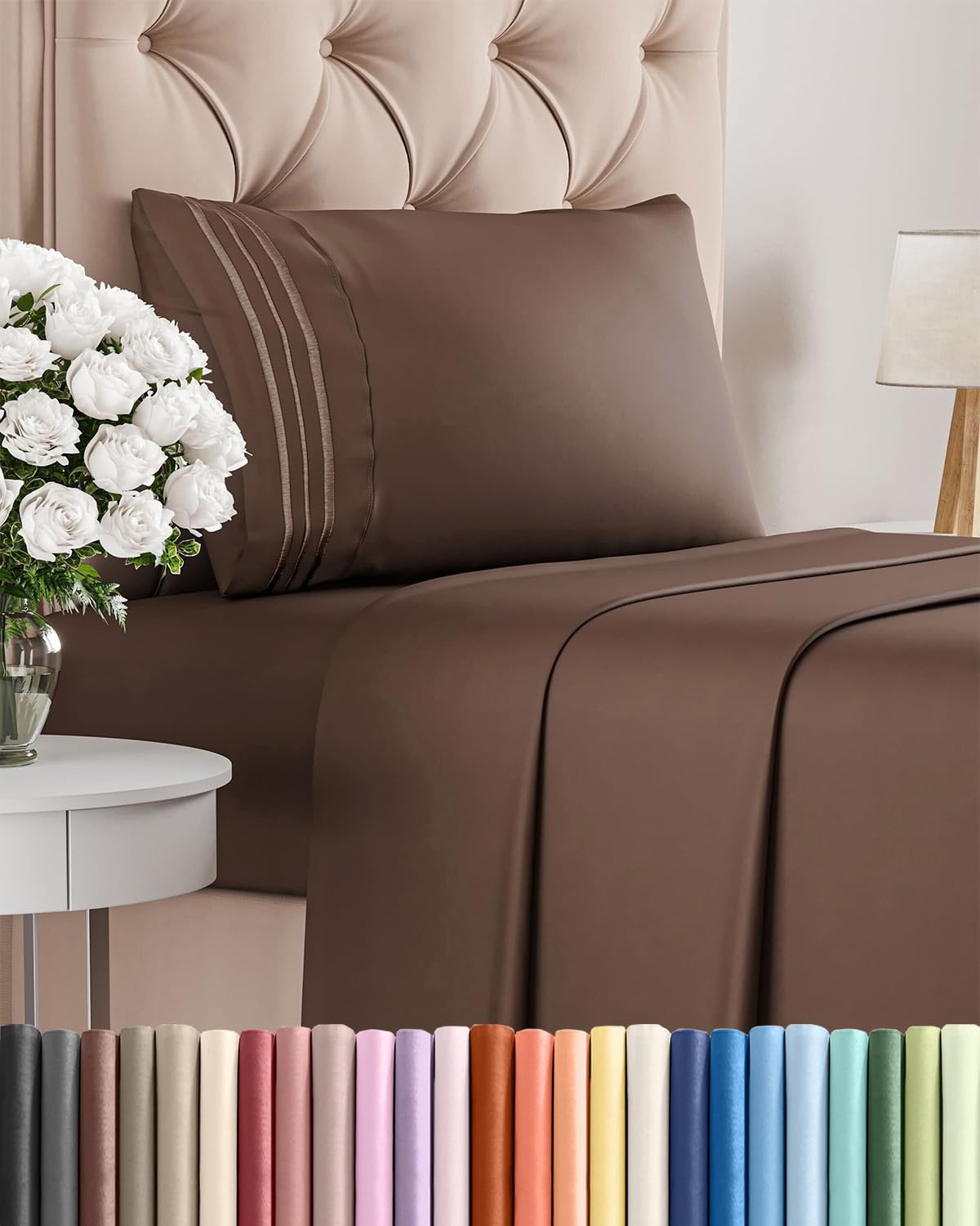 Ultra-Soft Cooling Deep-Pocket Sheet Set, 4 Pieces