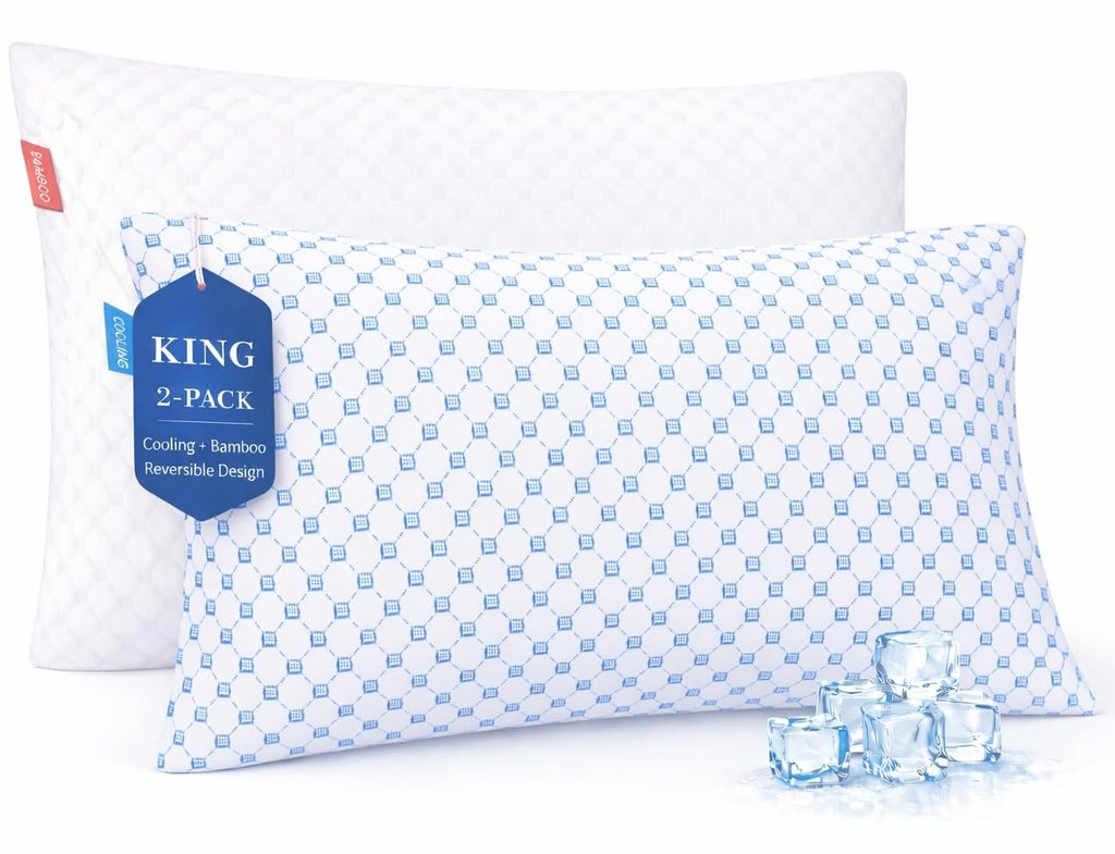 Adjustable Gel Memory Foam Cooling Bed Pillow