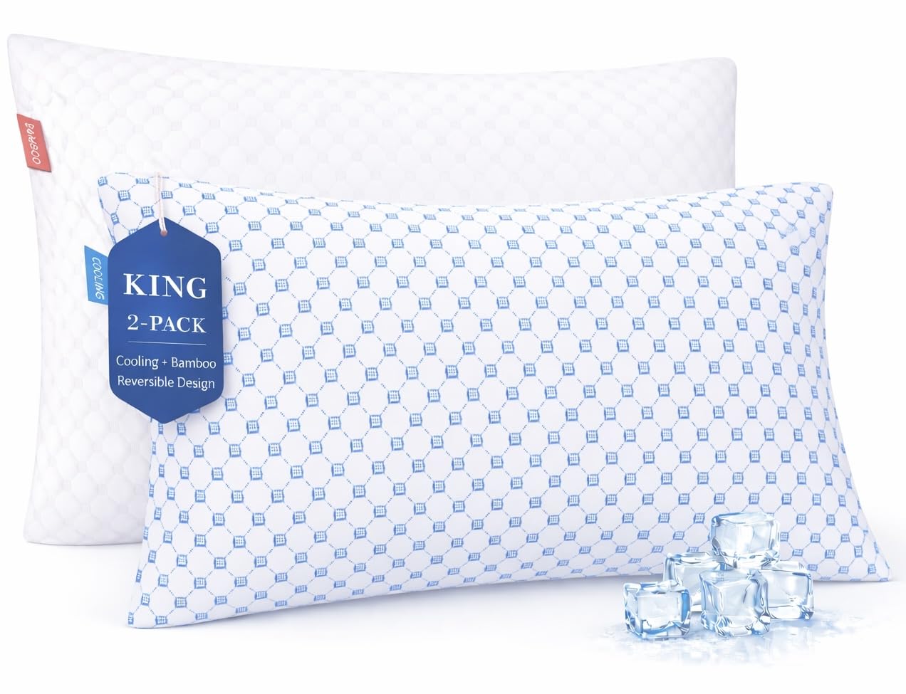 Adjustable Gel Memory Foam Cooling Bed Pillow