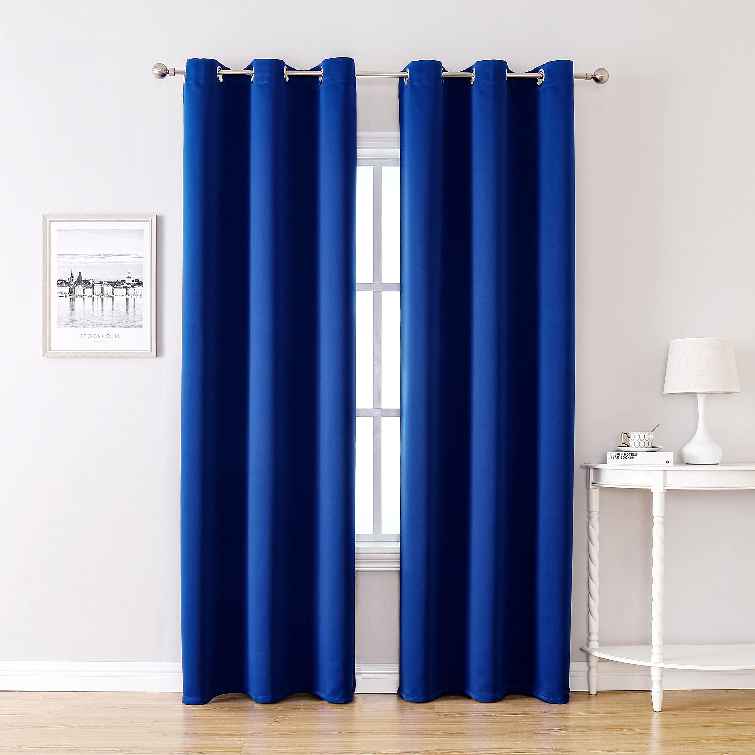 Thermal Insulated Grommet Blackout Curtain Pair