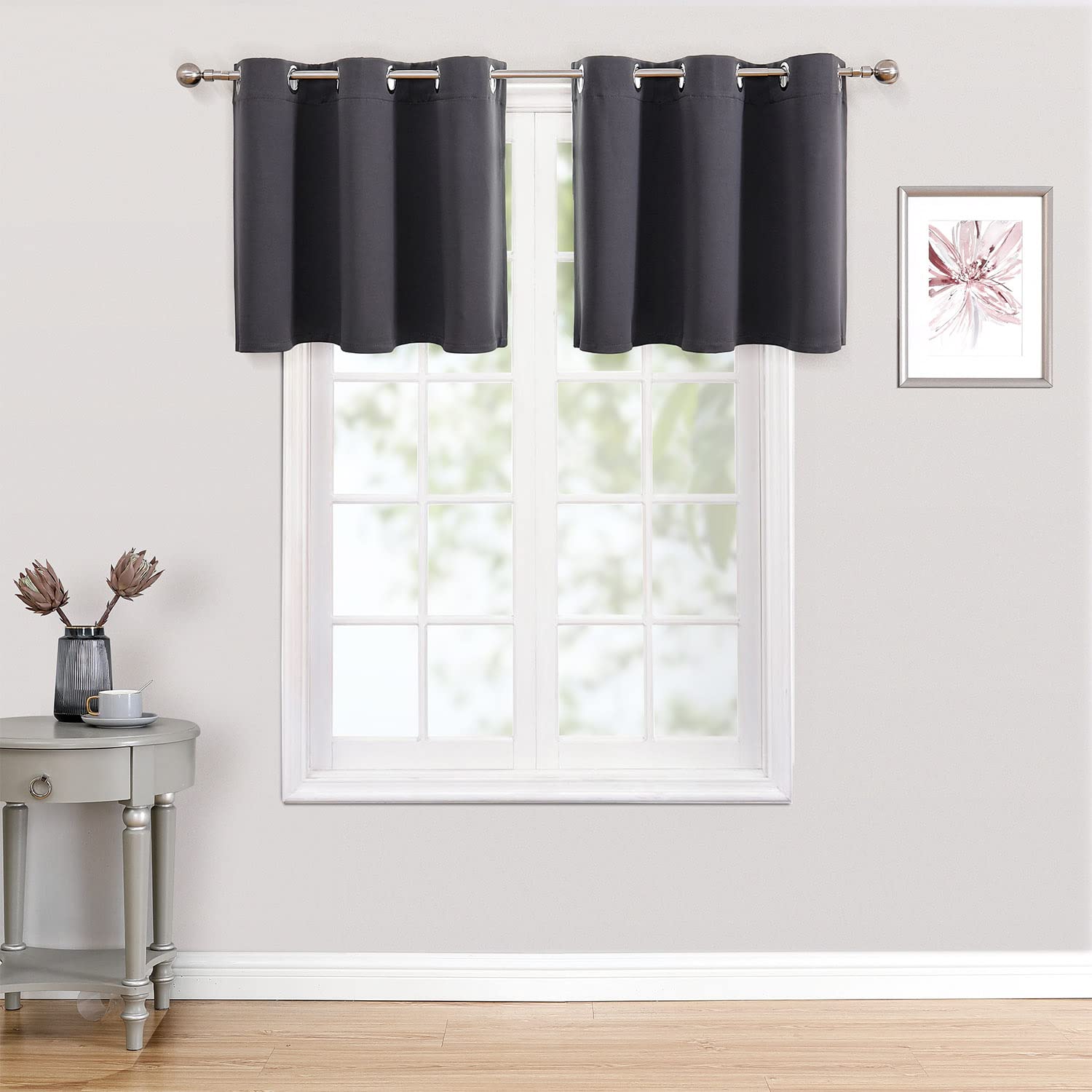 Thermal Insulated Grommet Blackout Curtain Pair
