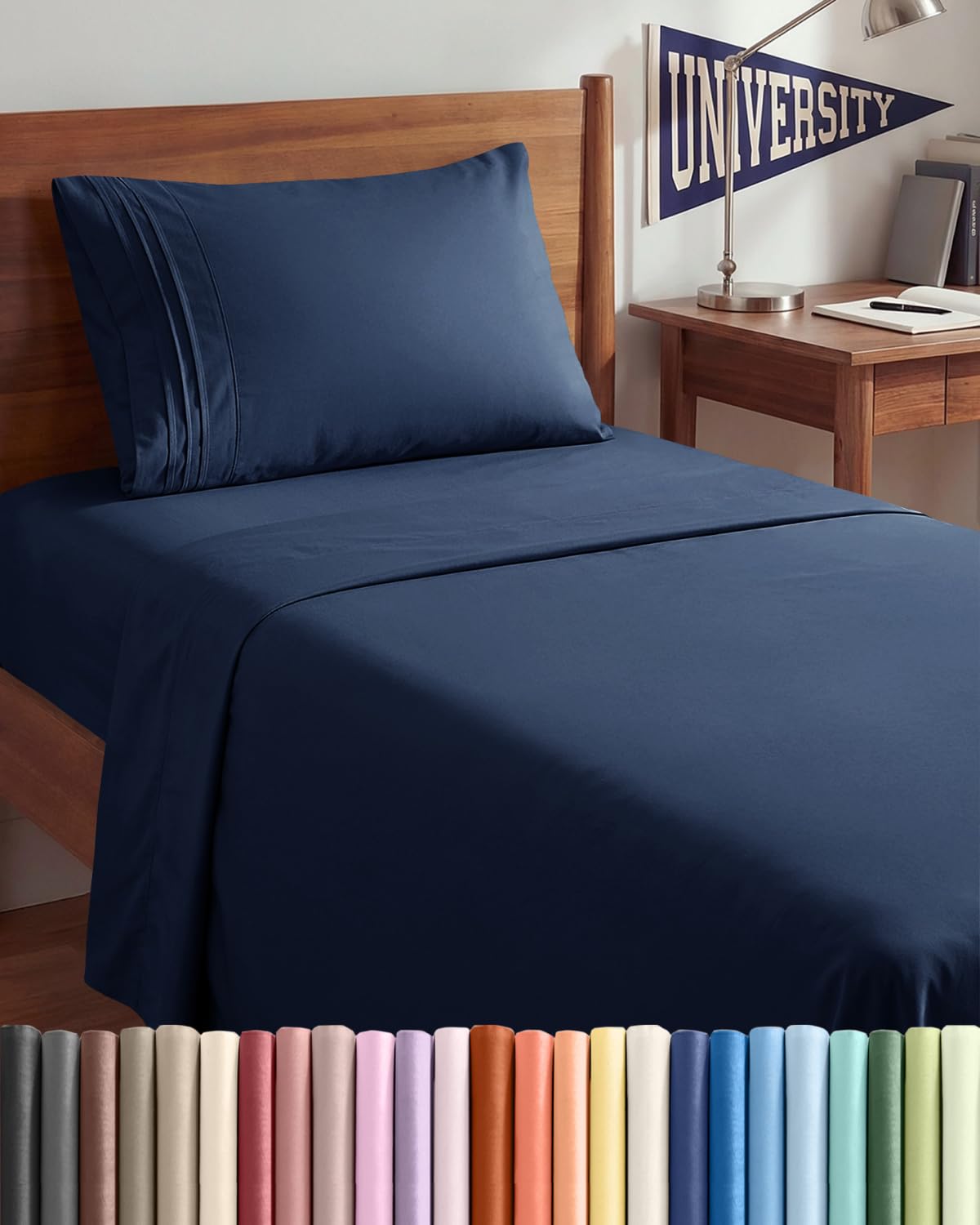 Ultra-Soft Cooling Deep-Pocket Sheet Set, 4 Pieces