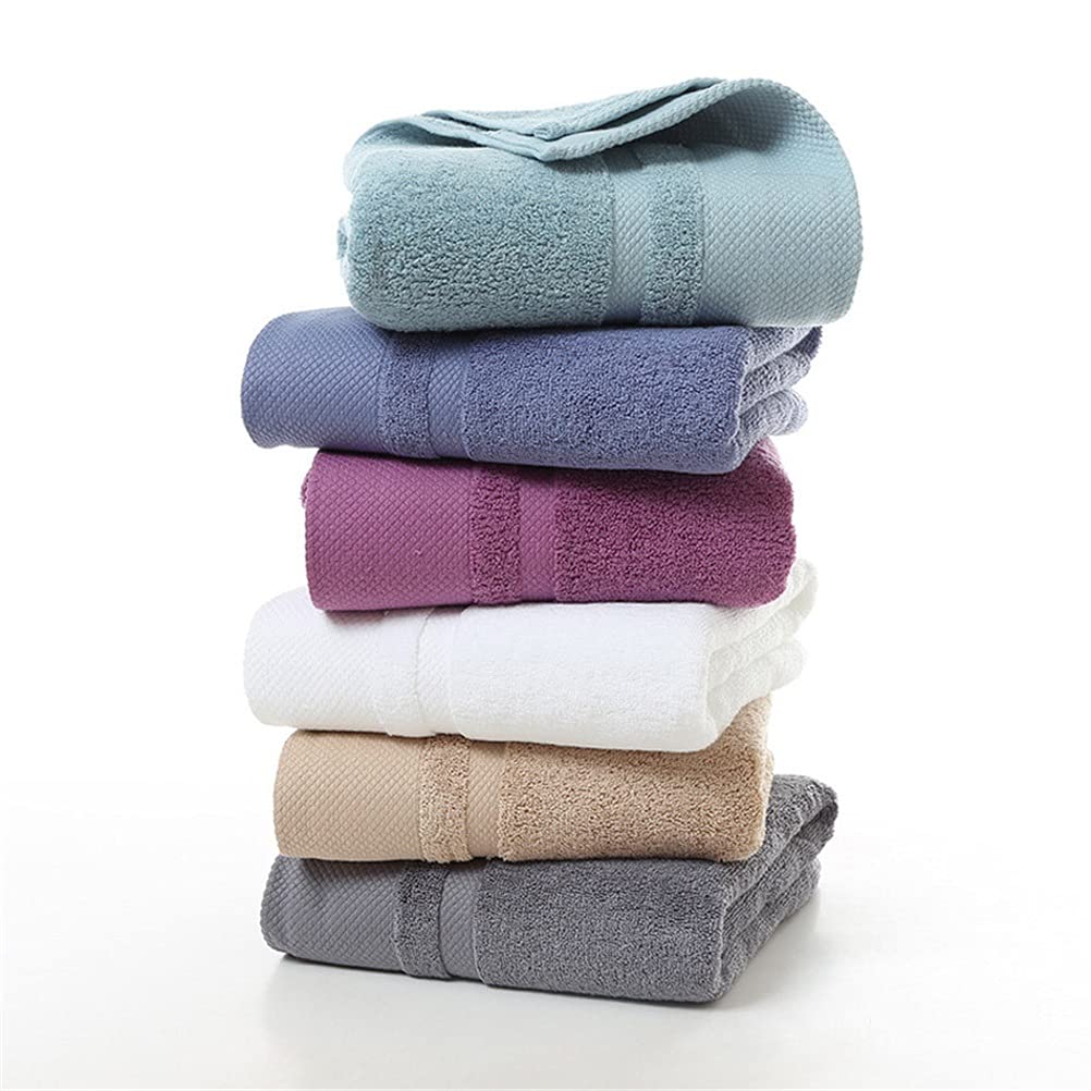 Large Thick Solid-Color Bath and Shower Towel