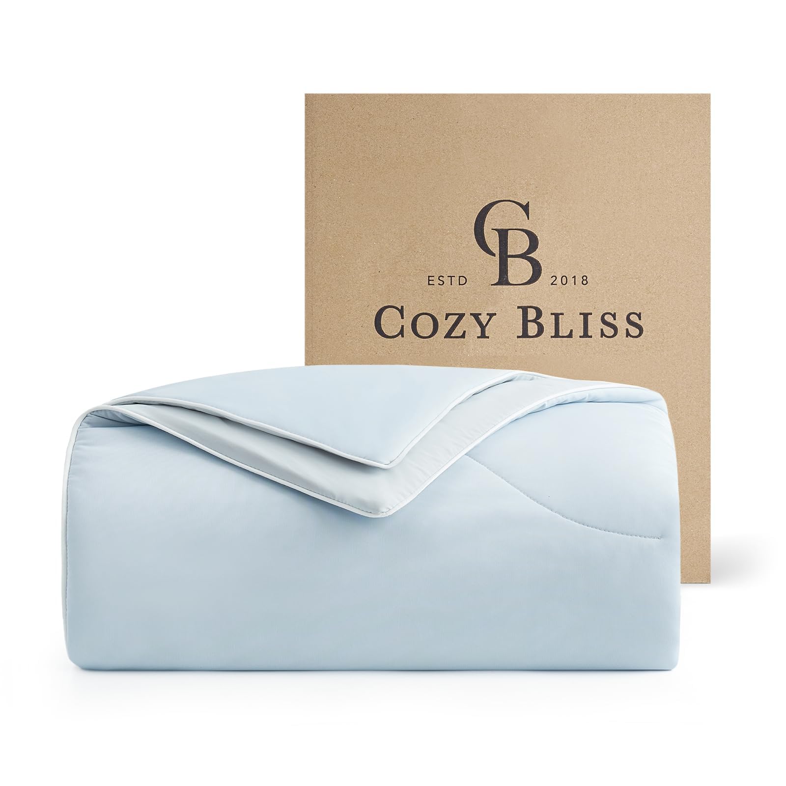 Dual-Sided Cooling Comforter for Hot Sleepers
