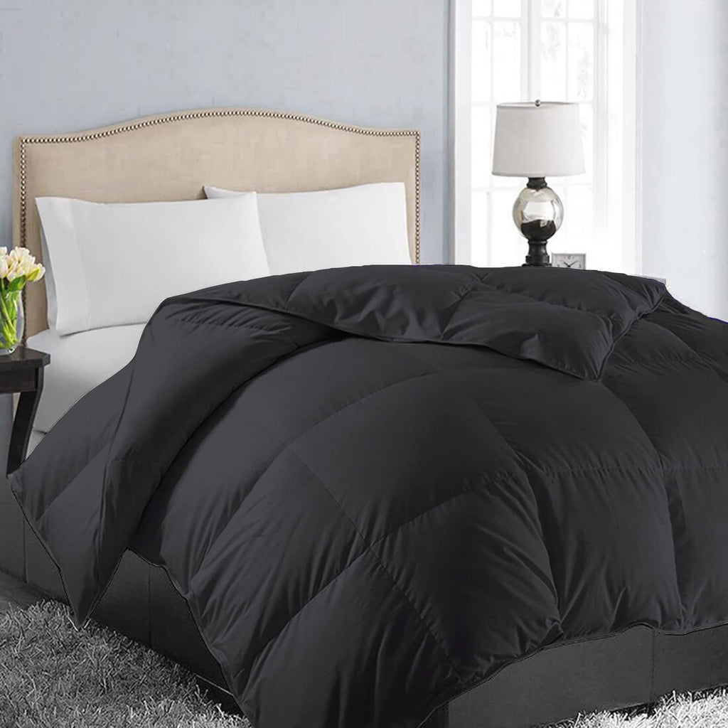 EASELAND Down Alternative Comforter - Quilted Duvet Insert for All Seasons, Soft Lightweight with Corner Tabs, Summer Winter Warm Bedding