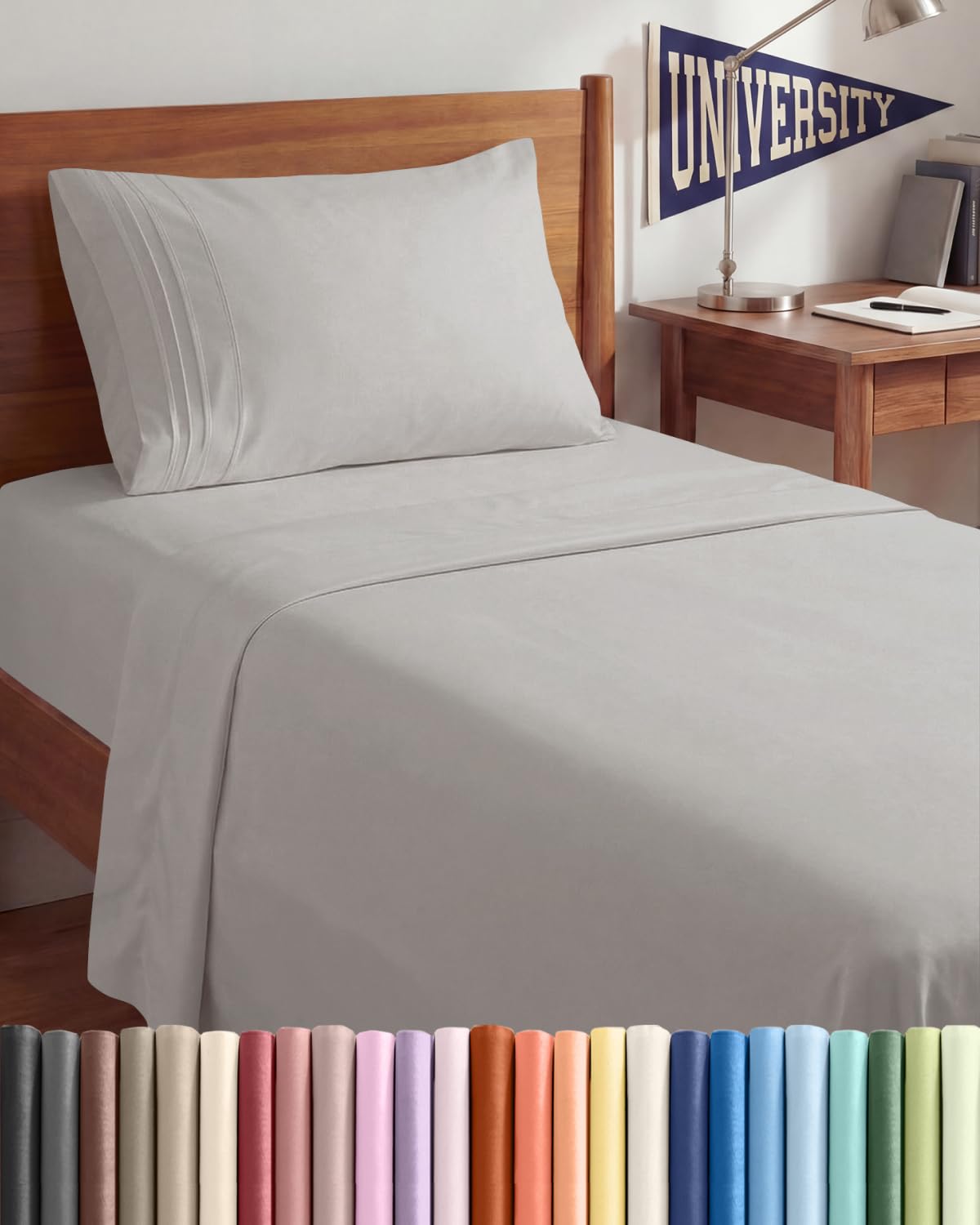 Ultra-Soft Cooling Deep-Pocket Sheet Set, 4 Pieces