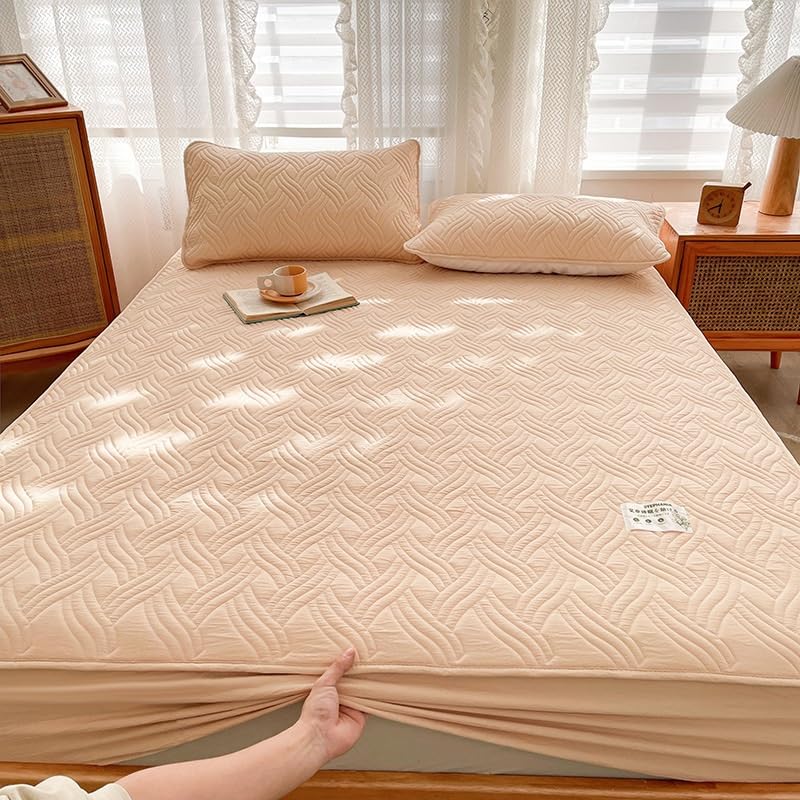 Quilted Soybean Fiber Washable Mattress Protector