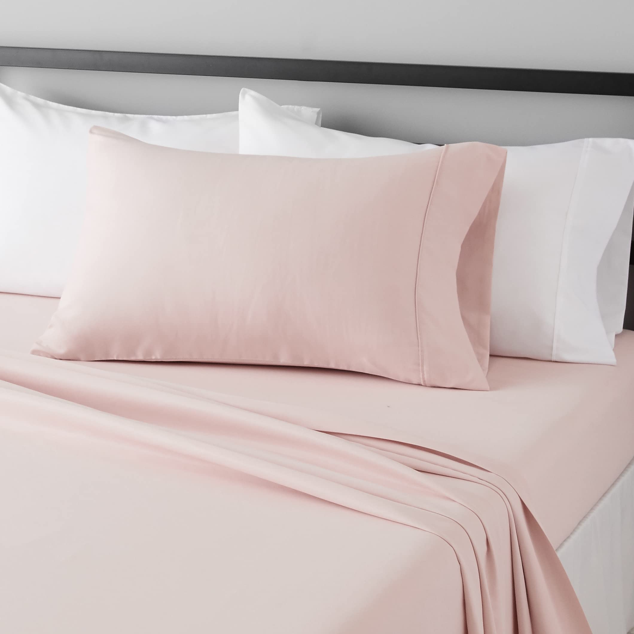 Soft Microfiber Deep-Pocket Bed Sheet Set, 4 Pieces