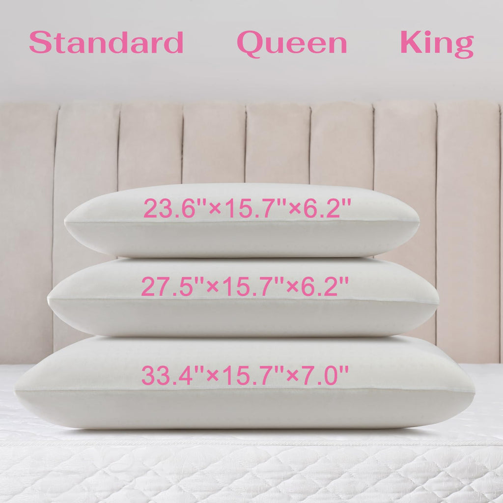 Natural Talalay Latex Pillow with Cotton Cover