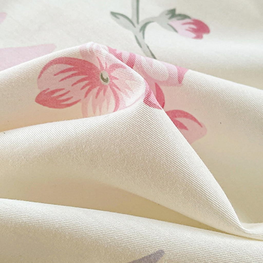 Ruffled Floral Wraparound Bed Skirt, 18-Inch Drop