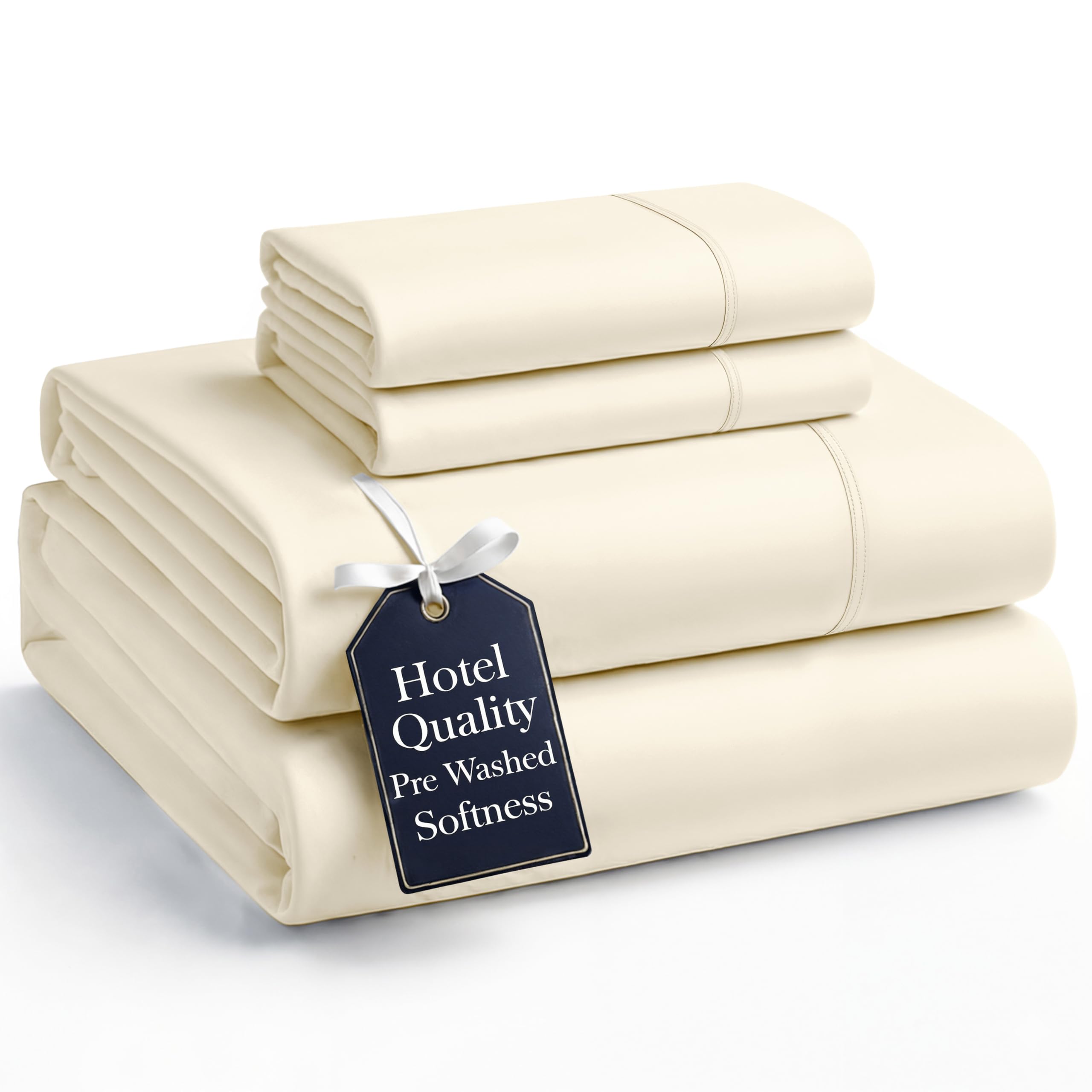 Breathable Brushed Microfiber Deep-Pocket Sheet Set