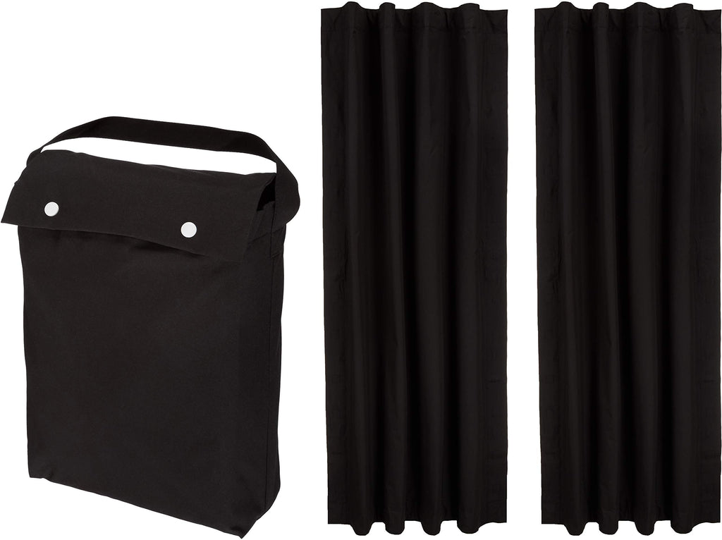 Portable Suction-Cup Blackout Window Shades, 2-Pack