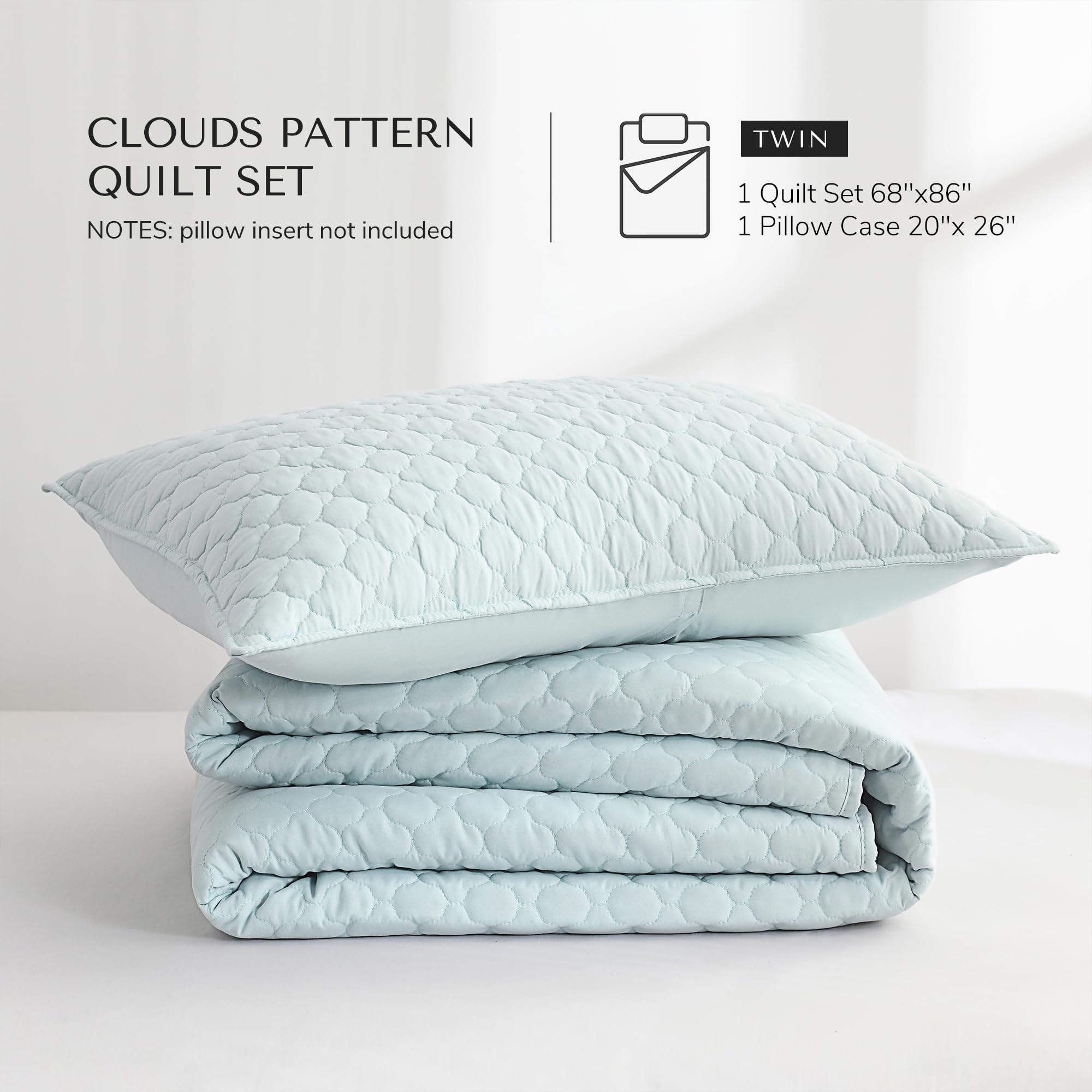 HORIMOTE HOME Pre-Washed Quilt Set
