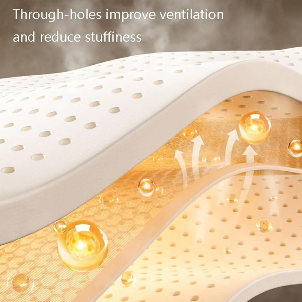 Breathable Natural Latex Pressure-Relief Topper