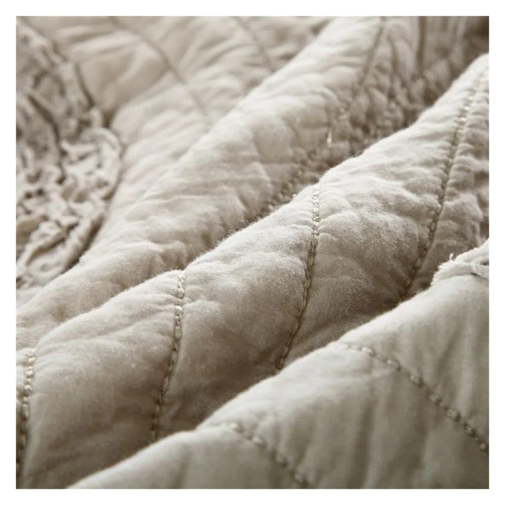 iumLeap Cotton Quilt Set King Size 240x260 3PCS Bedspread on The Bed Embroidered Coverlet Quilted Bed Cover Comforter,Bedding