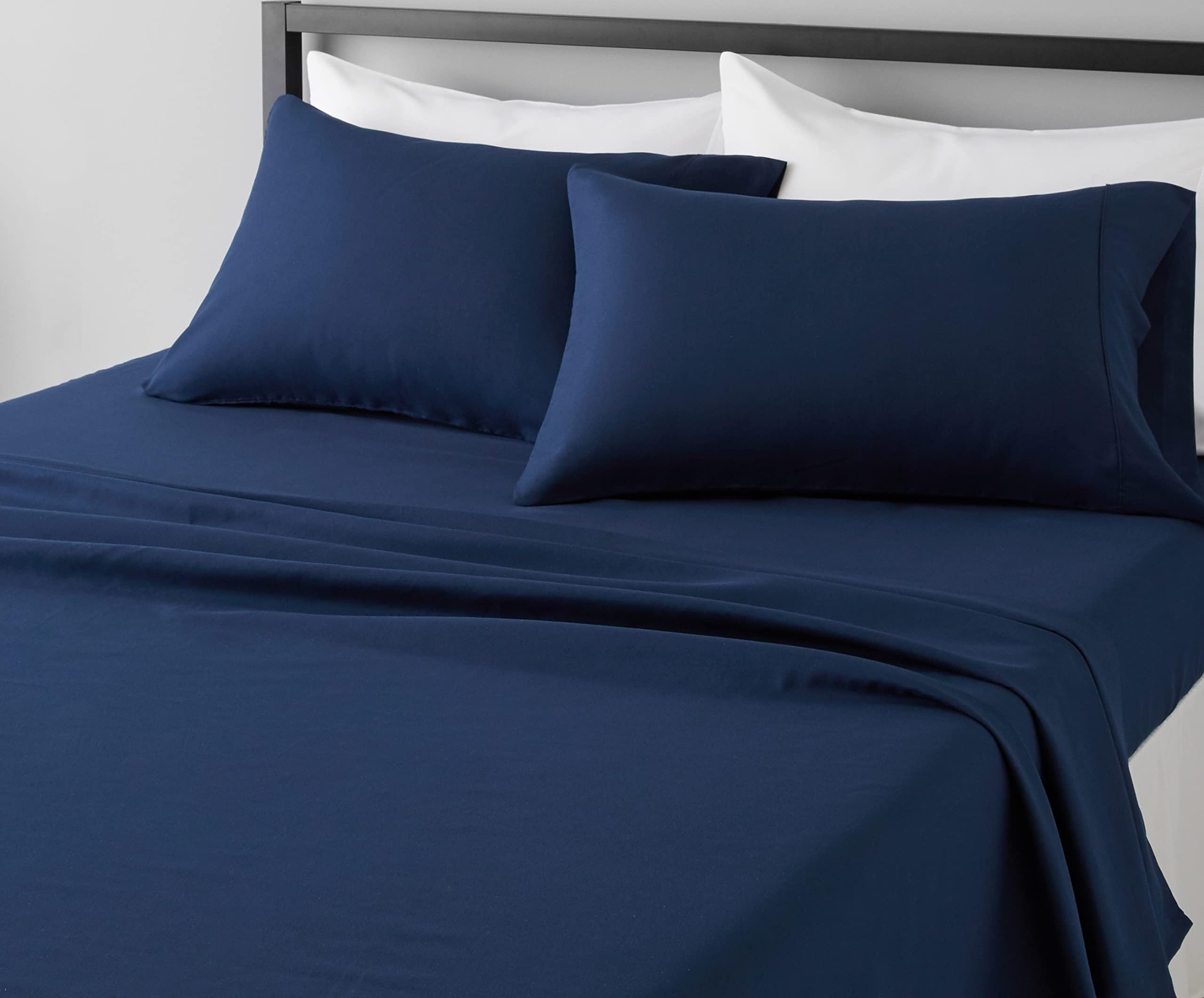 Soft Microfiber Deep-Pocket Bed Sheet Set, 4 Pieces