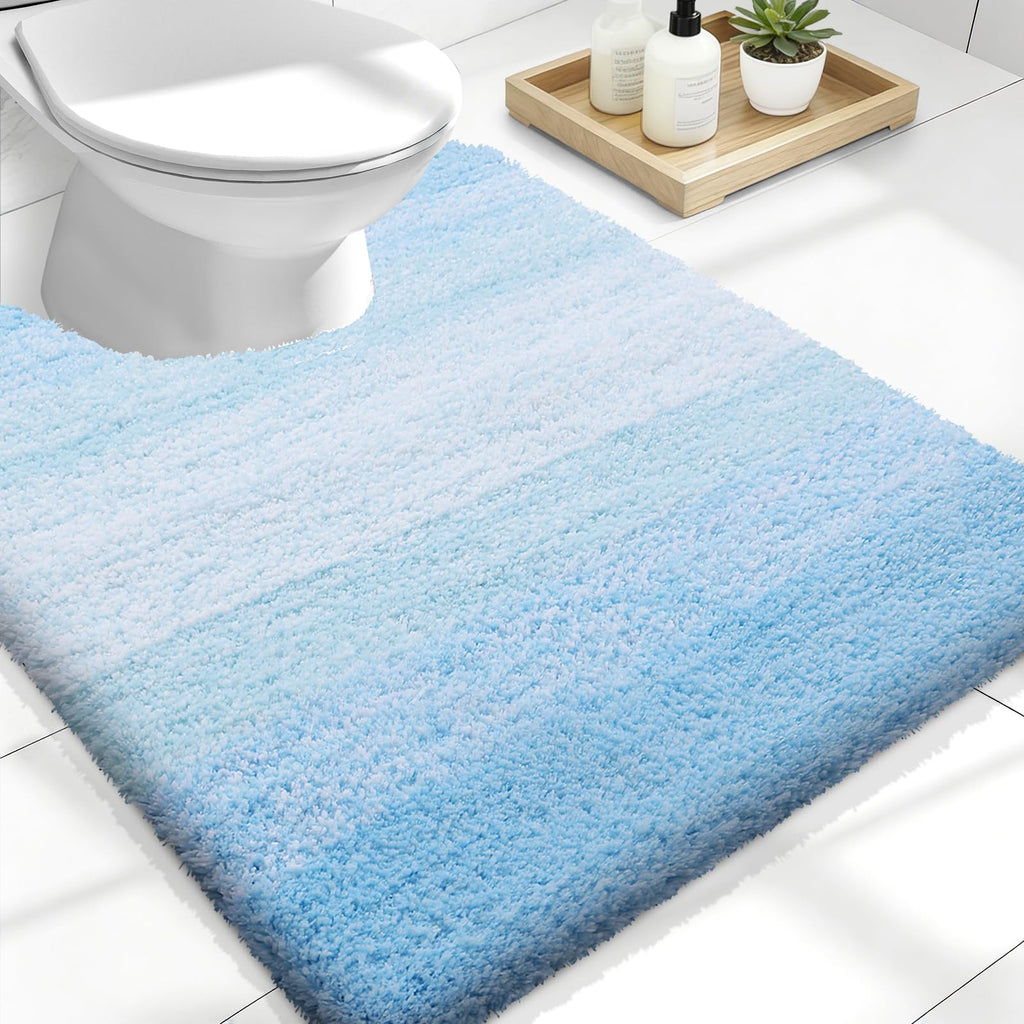 Plush Quick-Dry Absorbent Microfiber Bathroom Mat