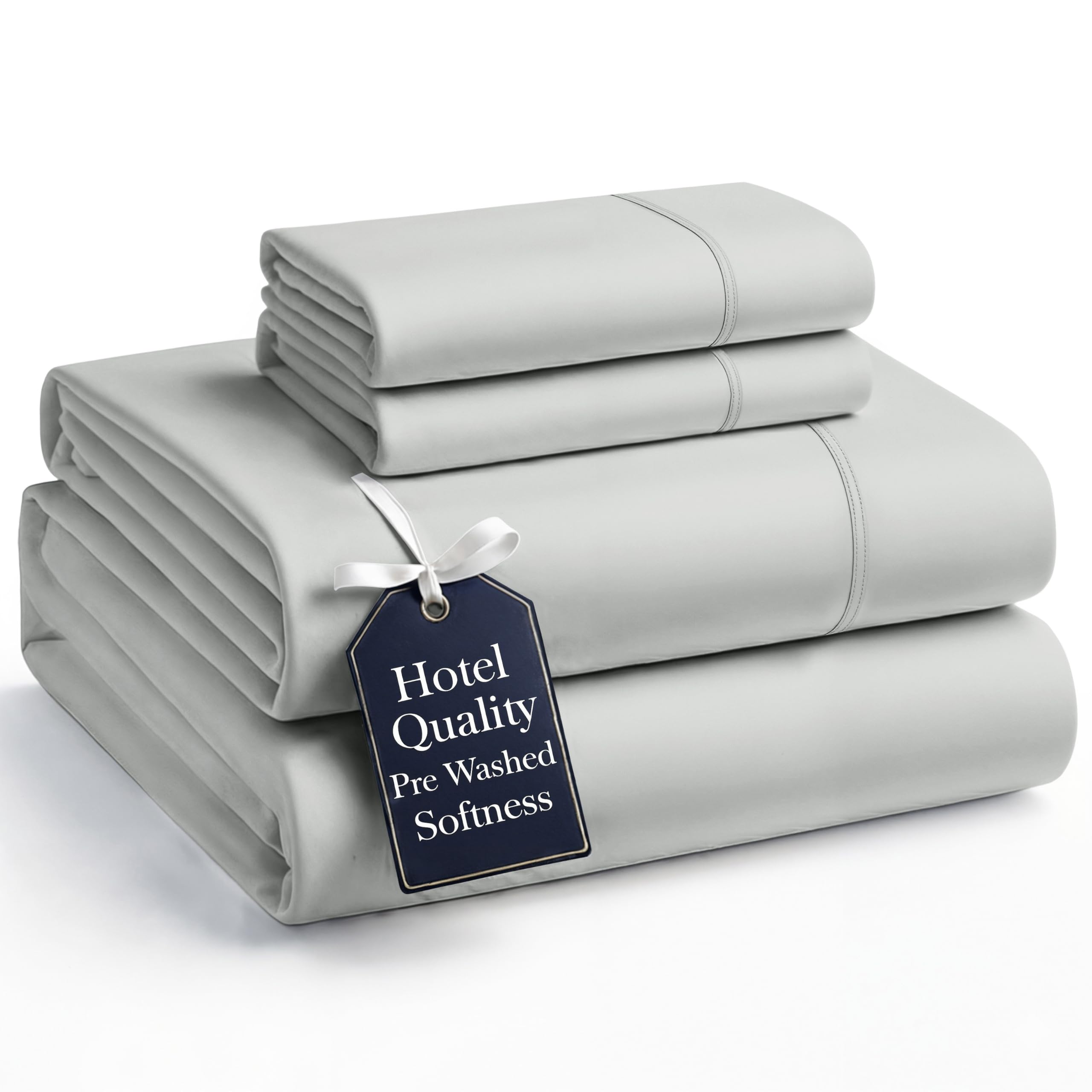 Breathable Brushed Microfiber Deep-Pocket Sheet Set