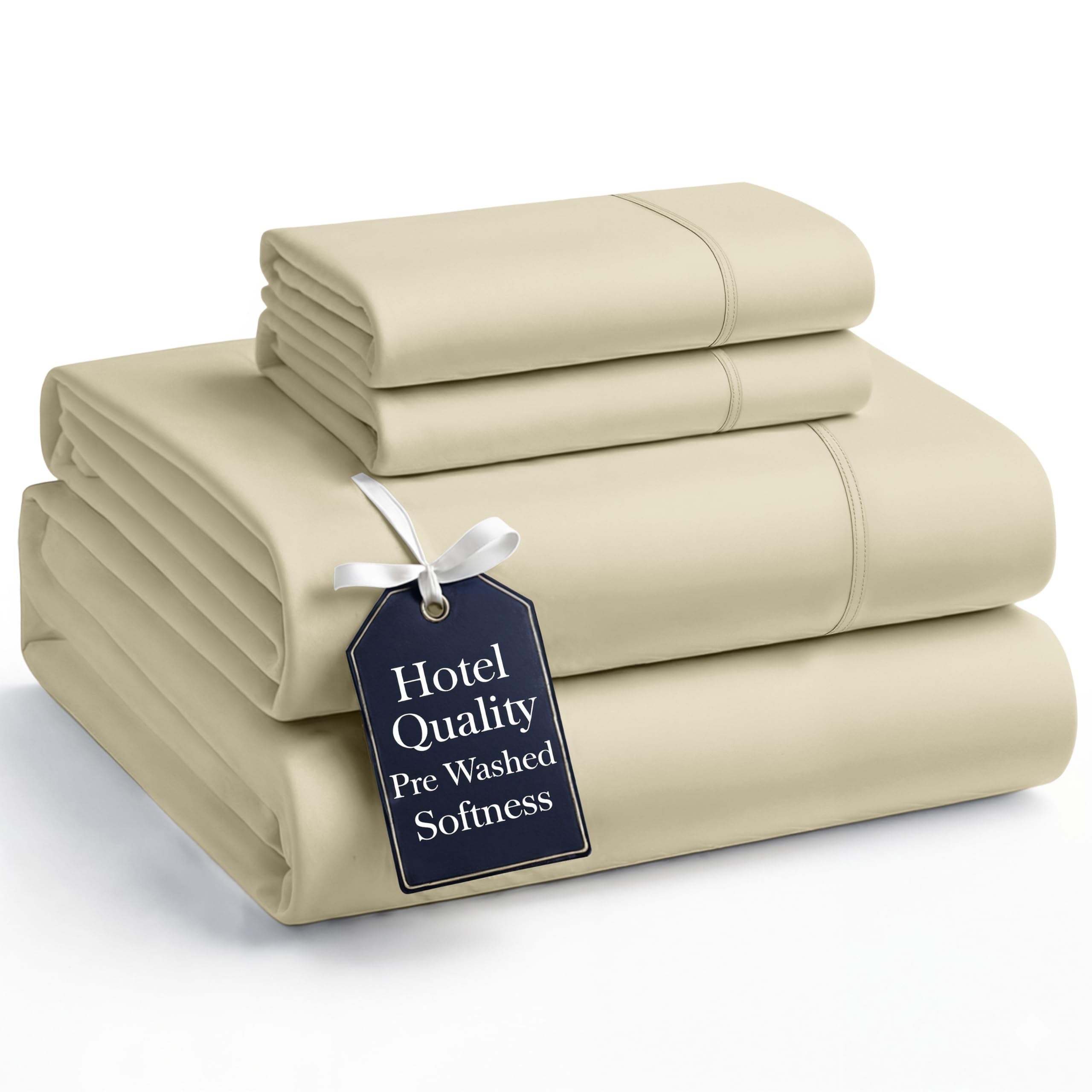 Breathable Brushed Microfiber Deep-Pocket Sheet Set