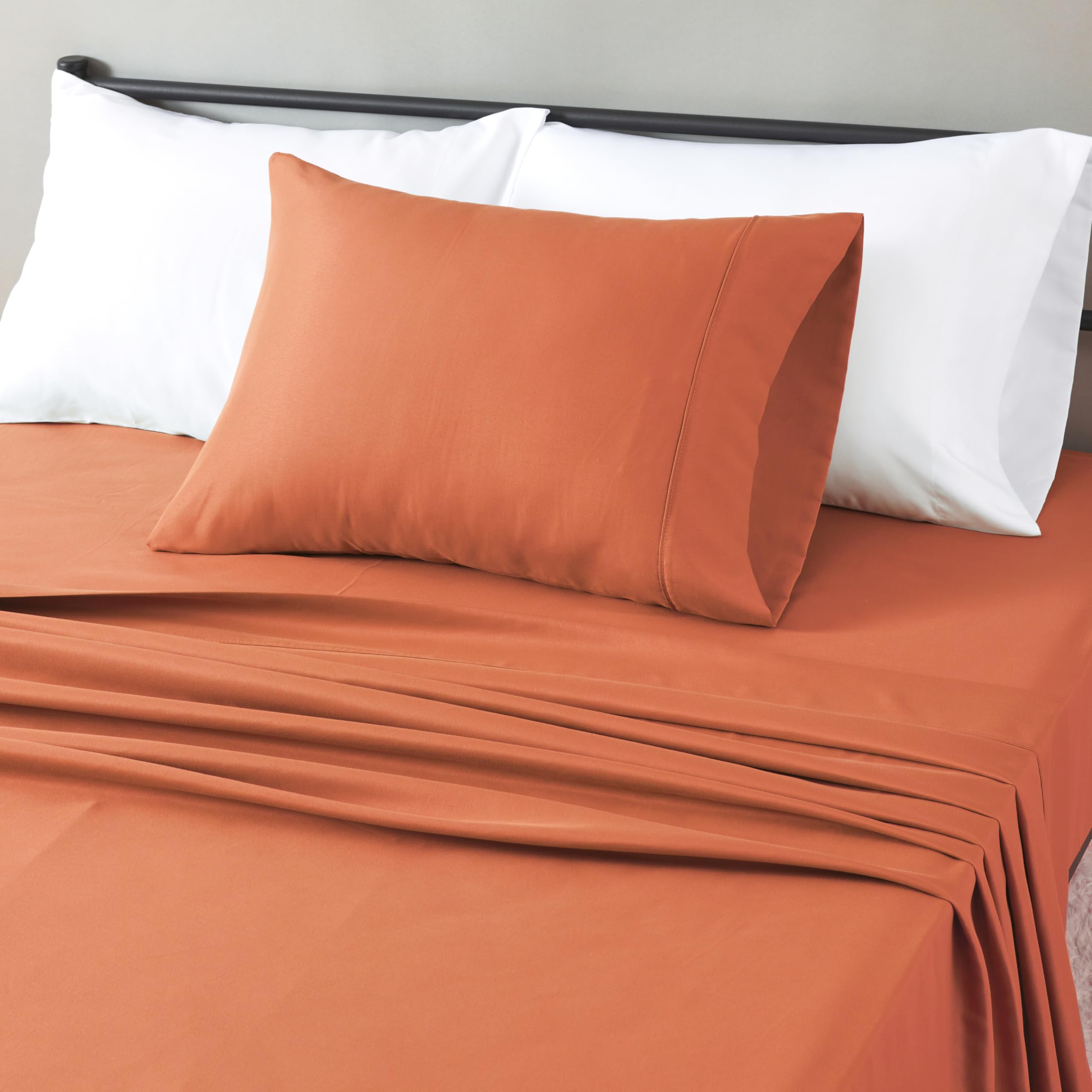 Soft Microfiber Deep-Pocket Bed Sheet Set, 4 Pieces