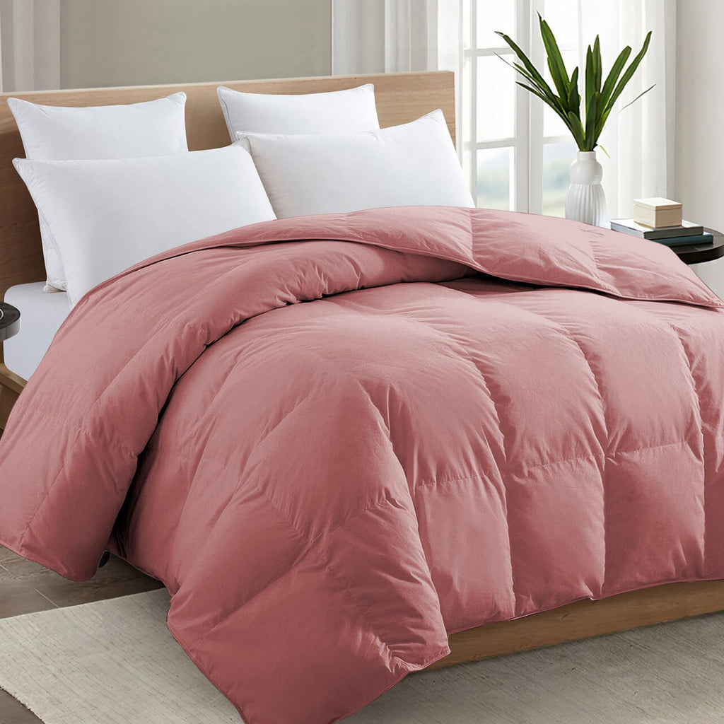 TEXARTIST Comforter Soft Quilted Down Alternative Duvet Insert with Corner Tabs, All Season, 4D Spiral Fiber, Machine Washable