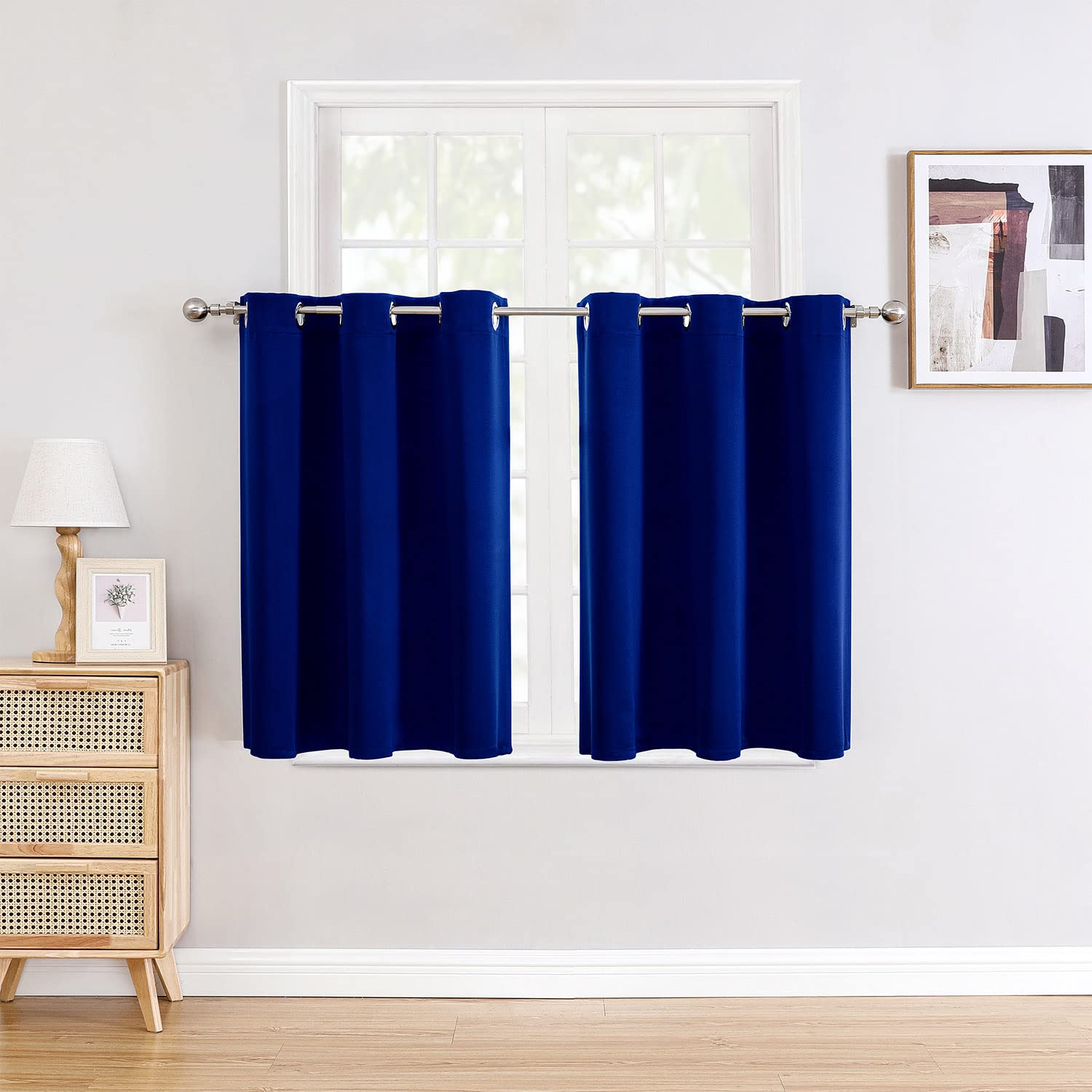 Thermal Insulated Grommet Blackout Curtain Pair