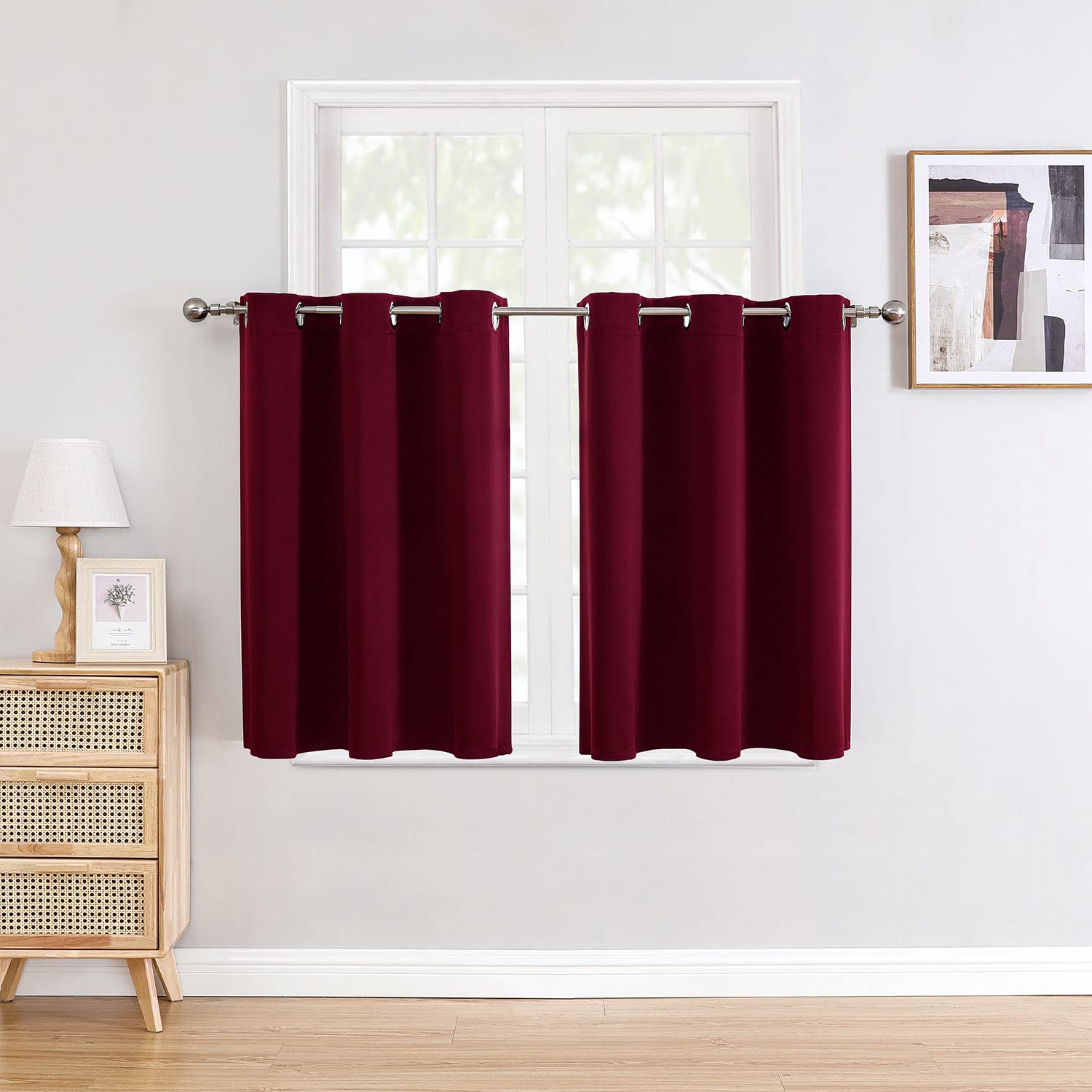 Thermal Insulated Grommet Blackout Curtain Pair