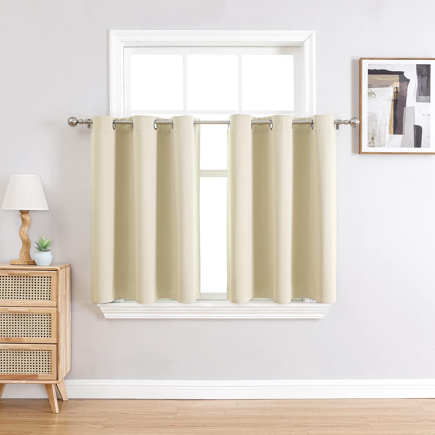 Thermal Insulated Grommet Blackout Curtain Pair