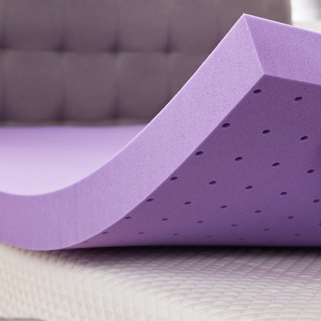 Gel-Infused Cooling Memory Foam Mattress Topper