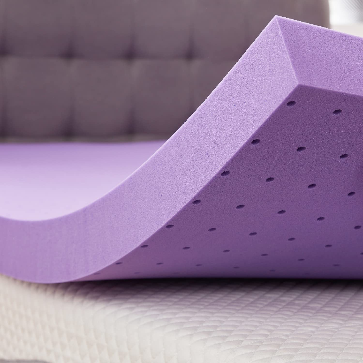Gel-Infused Cooling Memory Foam Mattress Topper