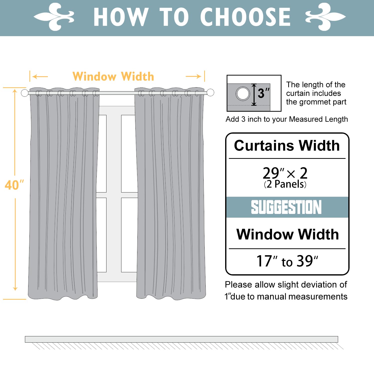 Thermal Insulated Grommet Blackout Curtain Pair