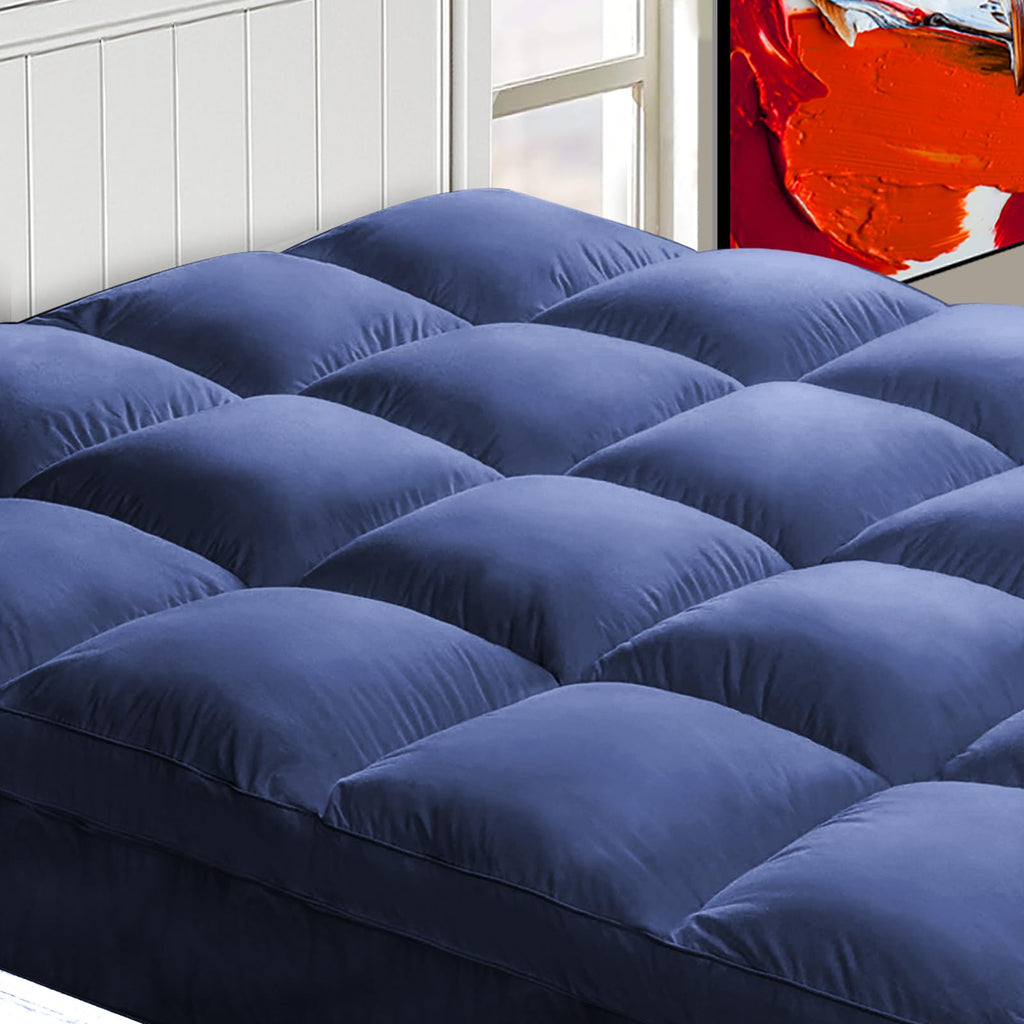Extra-Thick Cooling Quilted Pillow-Top Mattress Topper