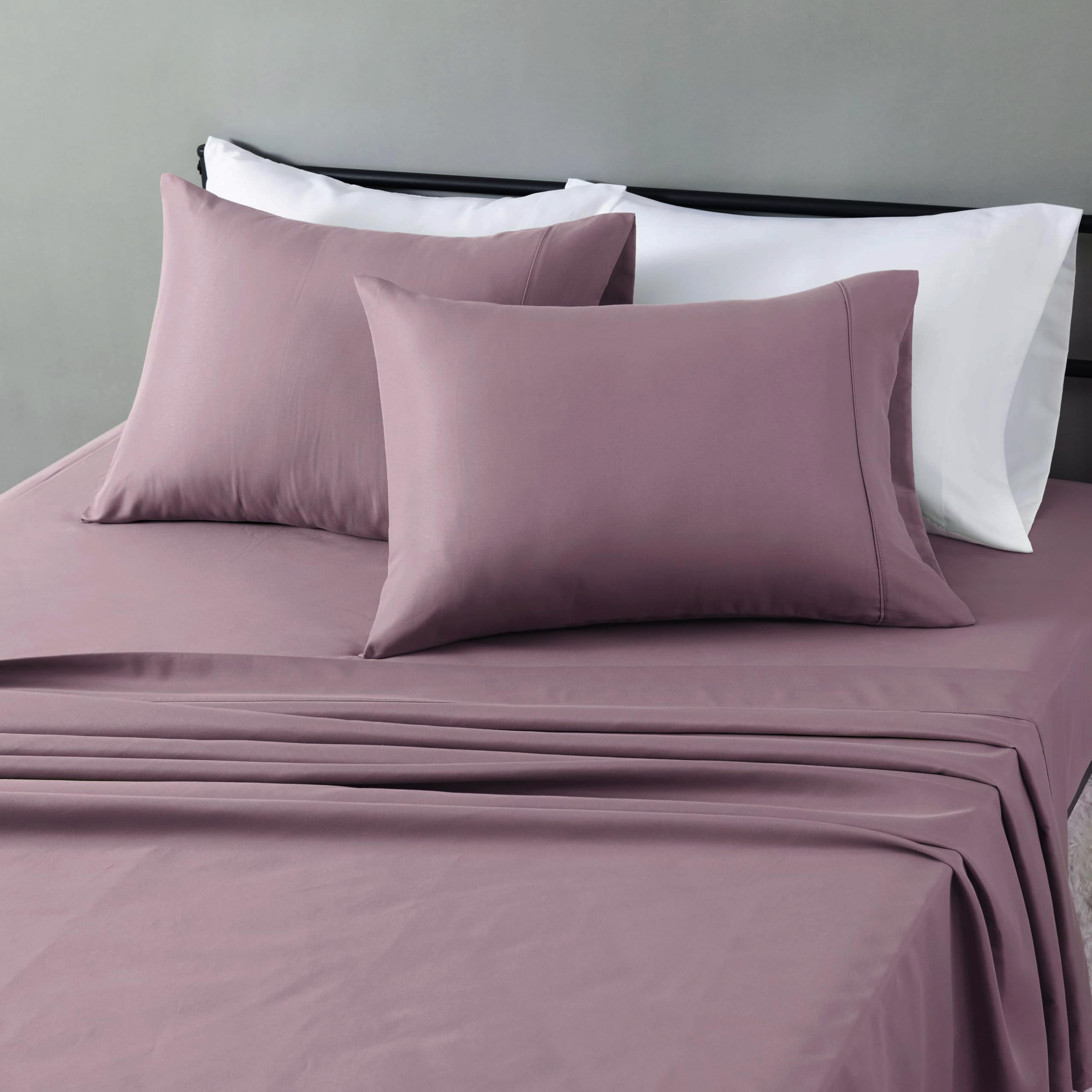 Soft Microfiber Deep-Pocket Bed Sheet Set, 4 Pieces