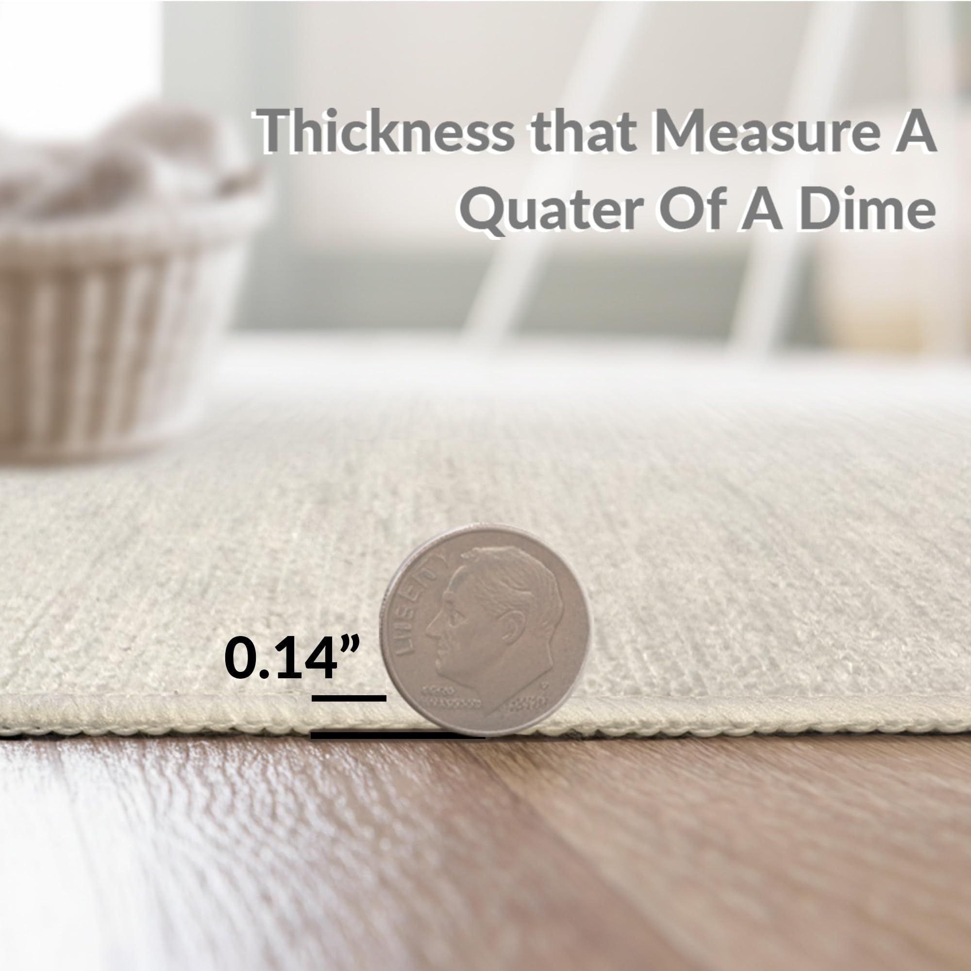 Washable Non-Slip Stain-Resistant Indoor Area Rug