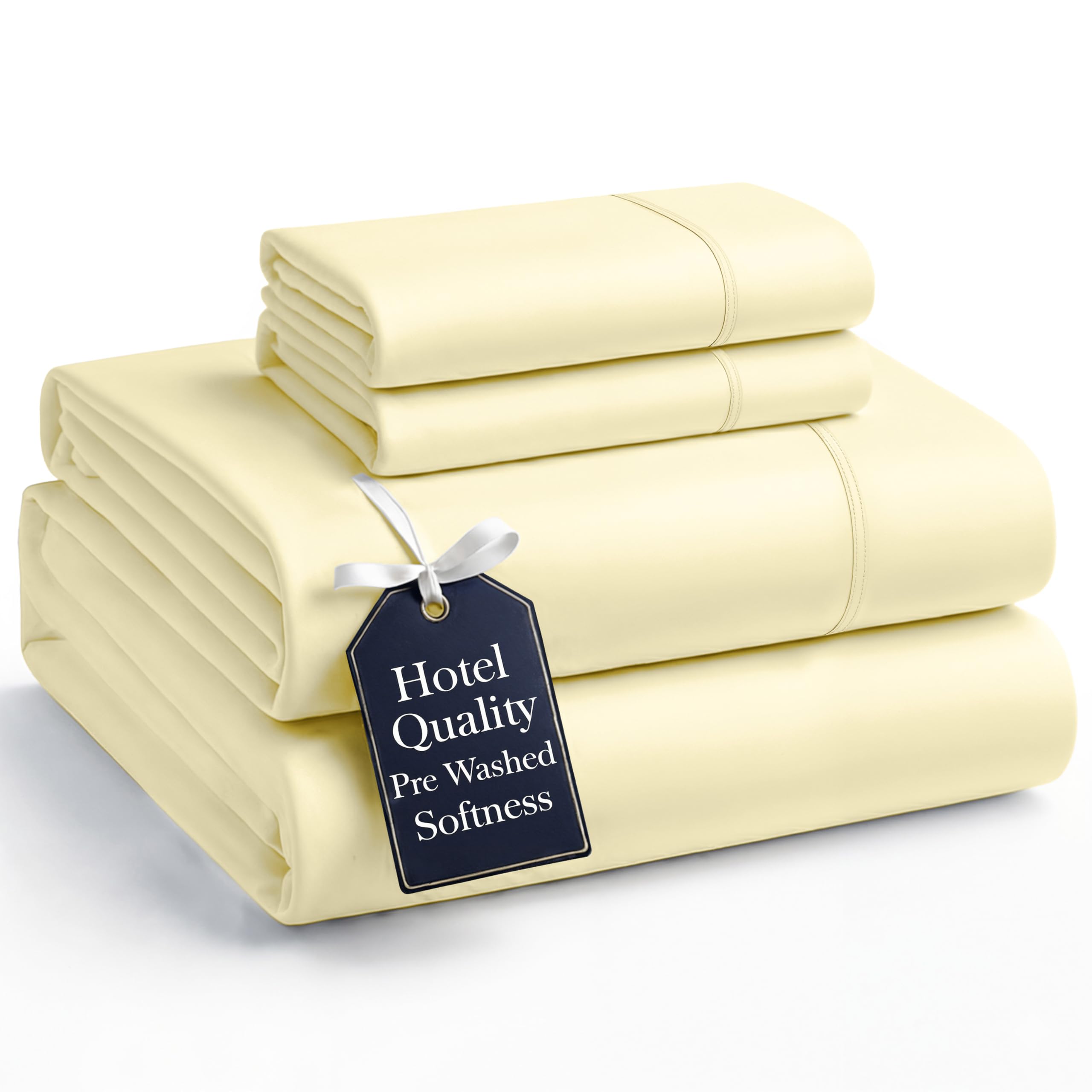 Breathable Brushed Microfiber Deep-Pocket Sheet Set