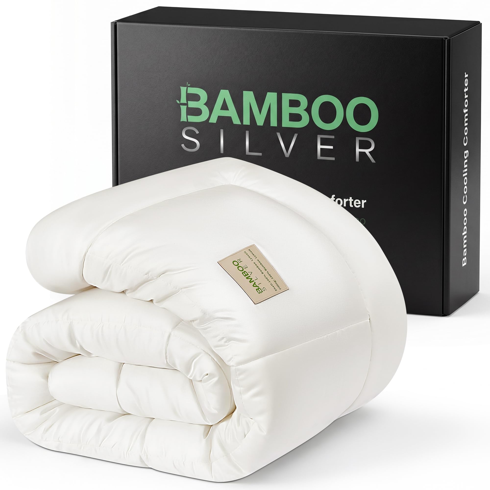 Hypoallergenic Bamboo-Viscose Cooling Comforter