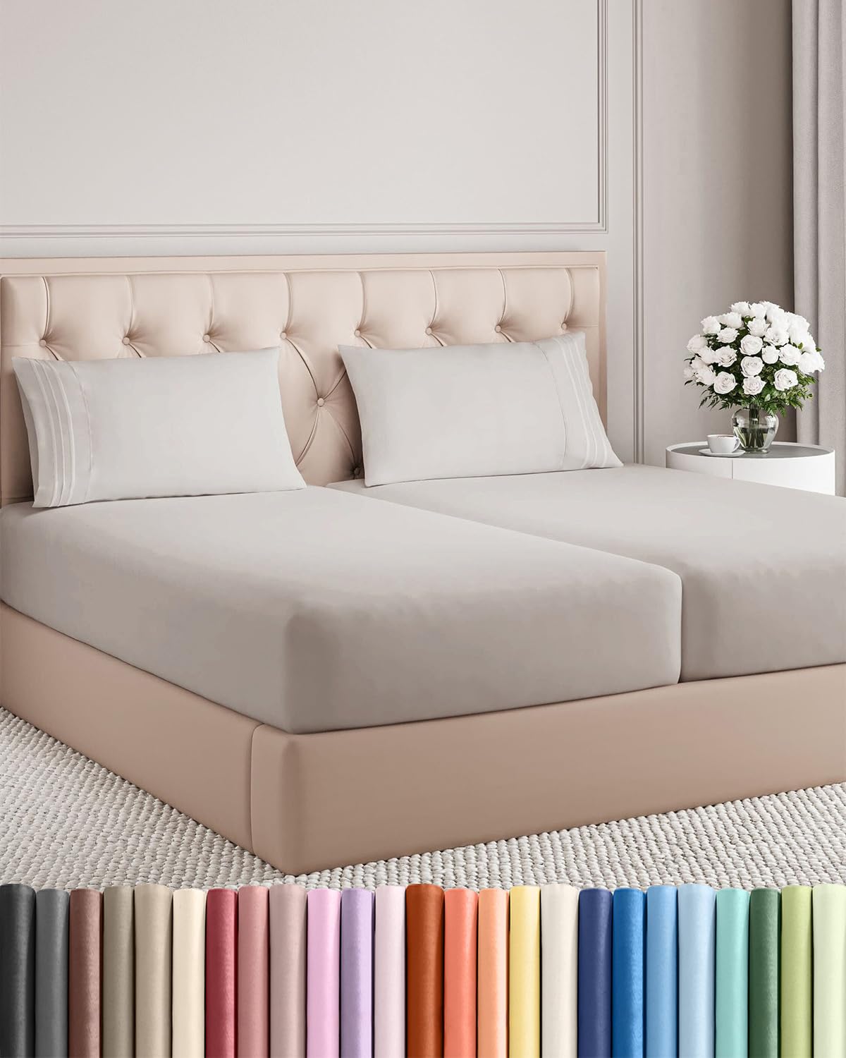 Ultra-Soft Cooling Deep-Pocket Sheet Set, 4 Pieces