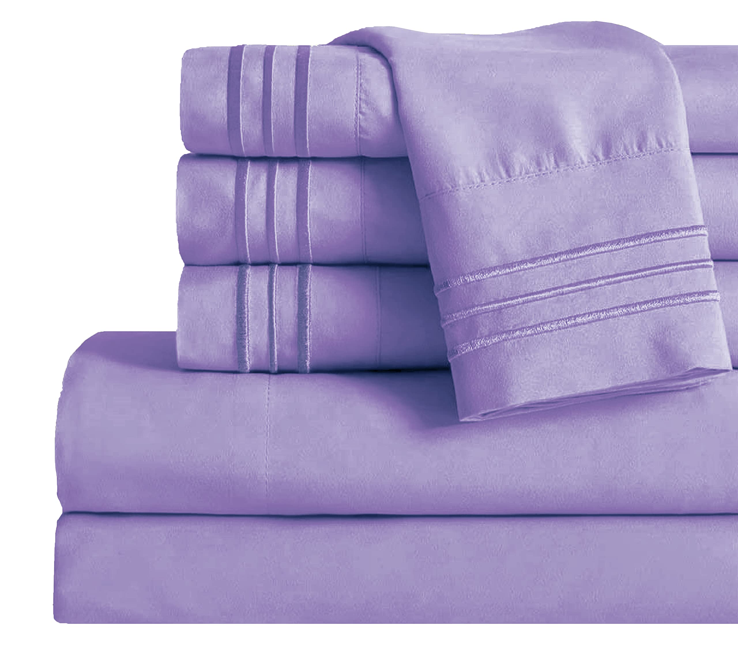 Hotel-Style Cooling Deep-Pocket Sheet Set, 6 Pieces