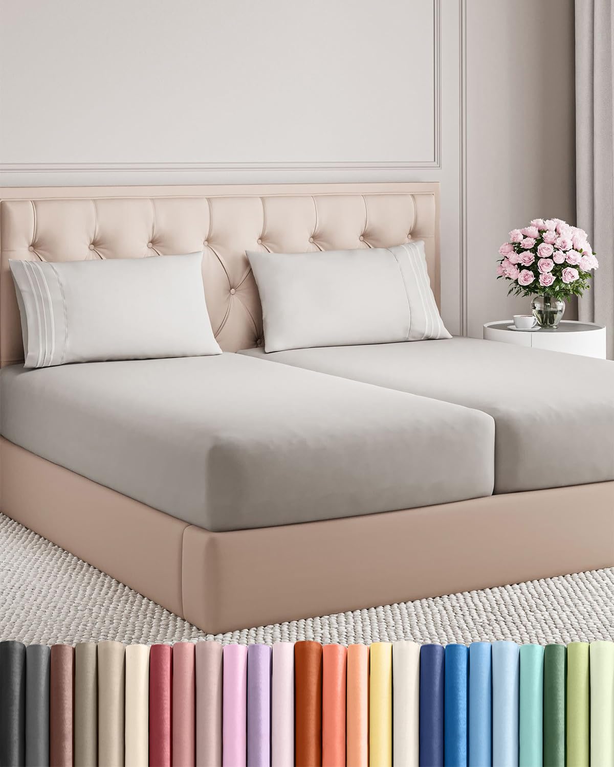 Ultra-Soft Cooling Deep-Pocket Sheet Set, 4 Pieces
