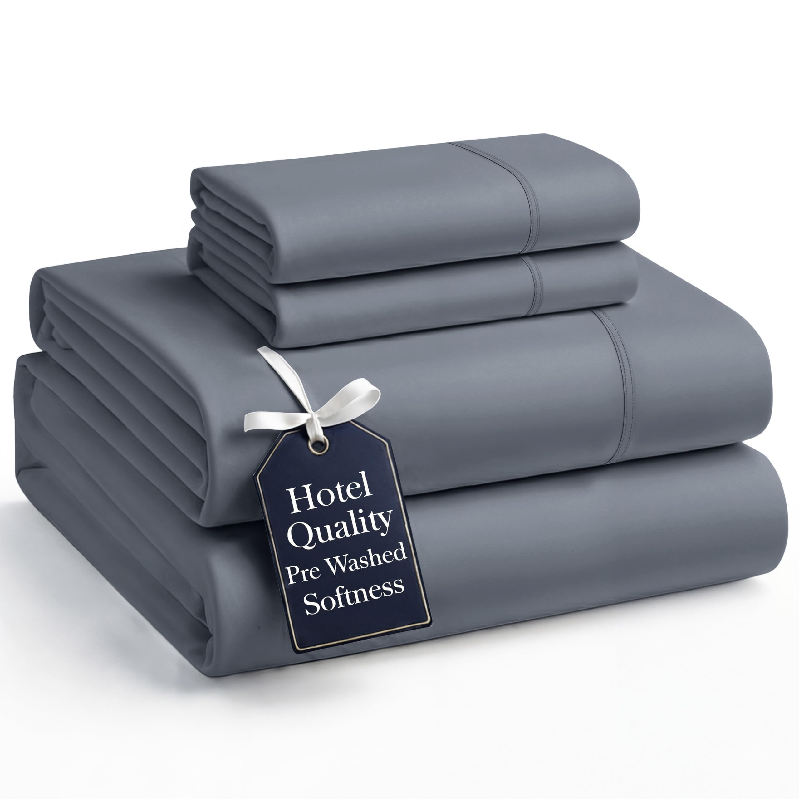 Breathable Brushed Microfiber Deep-Pocket Sheet Set