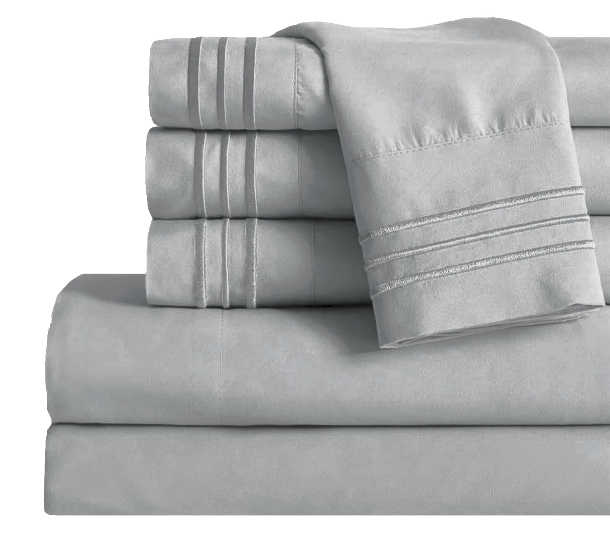 Hotel-Style Cooling Deep-Pocket Sheet Set, 6 Pieces