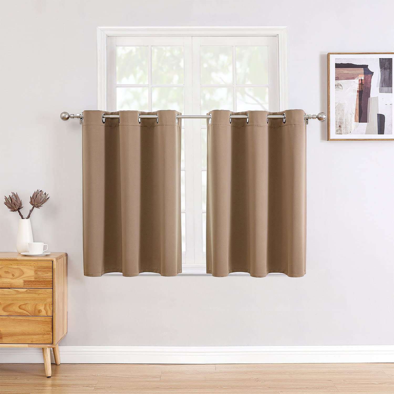 Thermal Insulated Grommet Blackout Curtain Pair